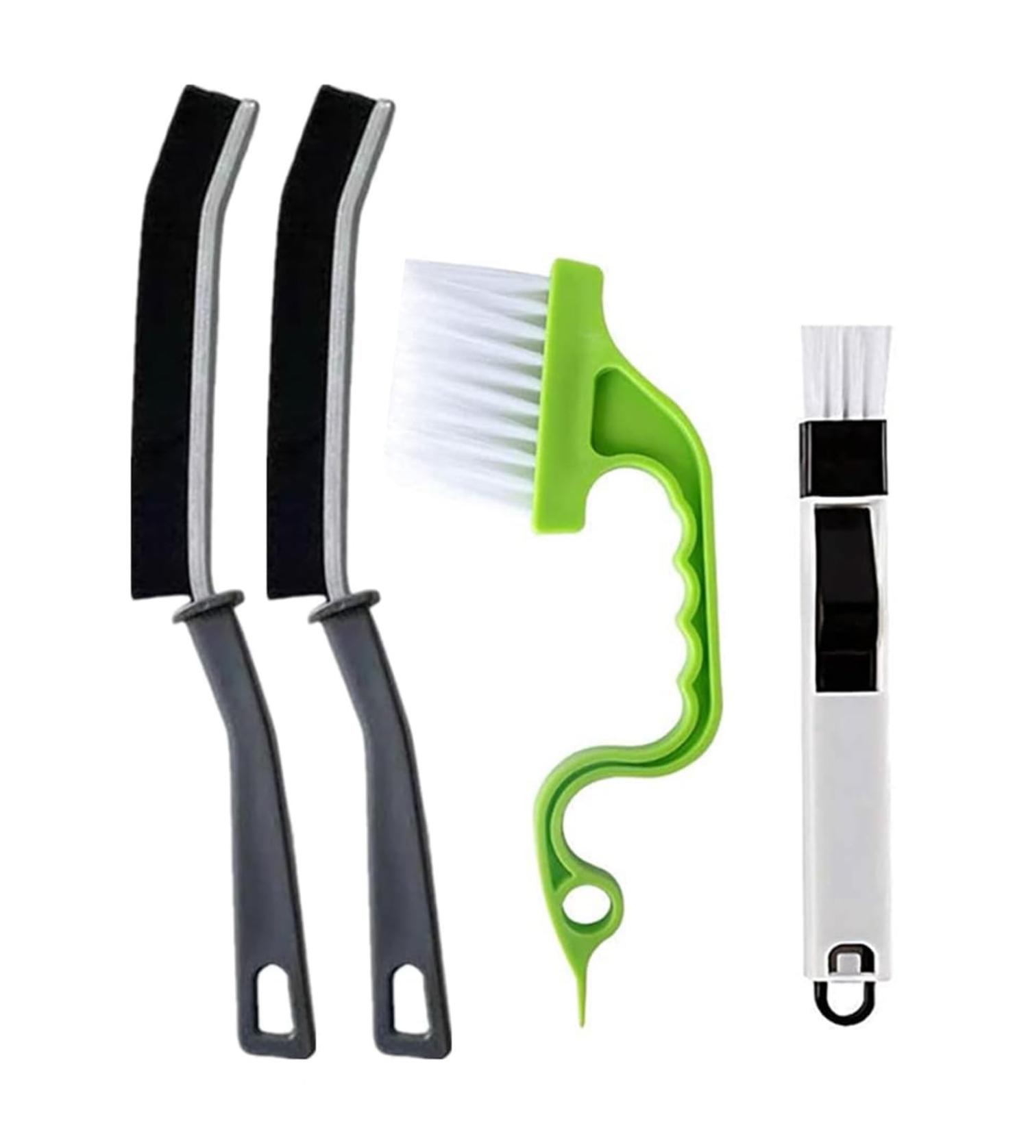 4pcs Gap Cleaning Brush Set Crevice Cleaning Brush Tool for Dead Corners in Home Kitchen Bathroom and Window Groove - Buy Online on GoSupps.com