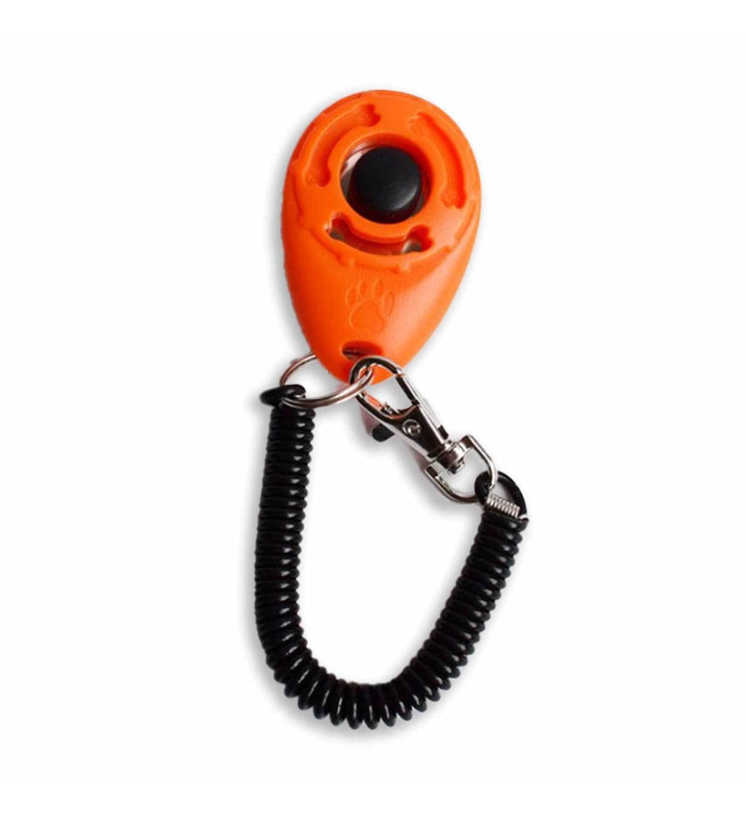 Monkimau Clicker for Dog & Cat Training - Effective Orange Training Tool for Pets - Buy Online on GoSupps.com