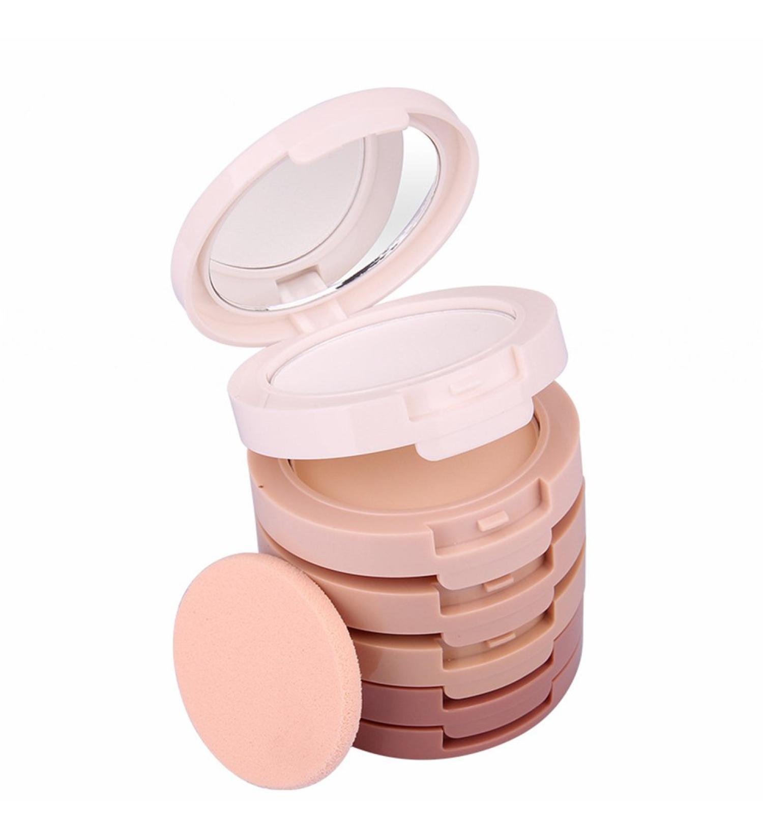 5 Colors Highlight & Contour Palette - Professional Face Powder Concealer & Camouflage Makeup for Daily & Special Use - Buy Online on GoSupps.com