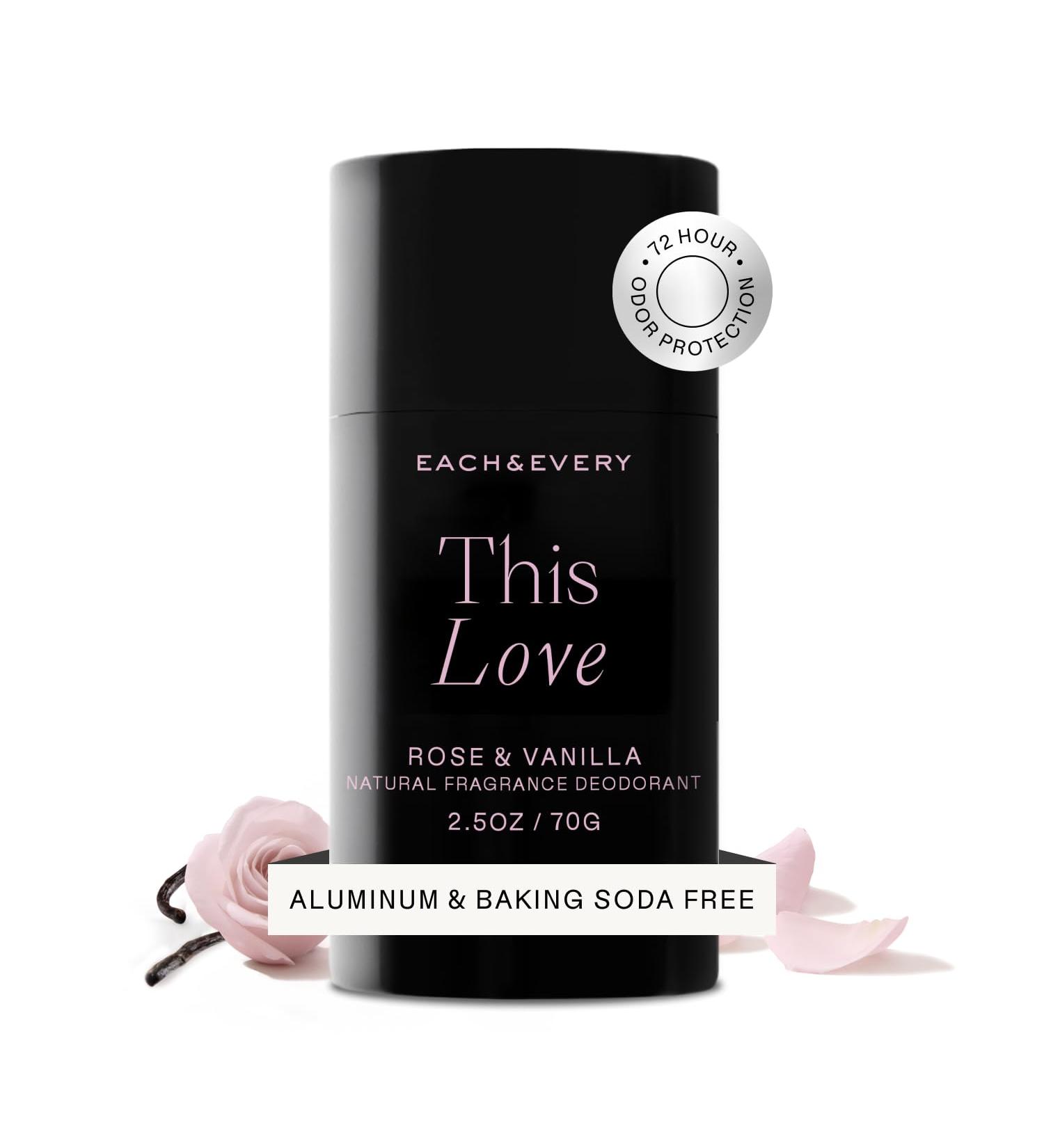 Discover Each & Every Rose & Vanilla Worry Free Natural Deodorant 2.5 oz - Elevate Your Style Instantly! - Buy Online on GoSupps.com