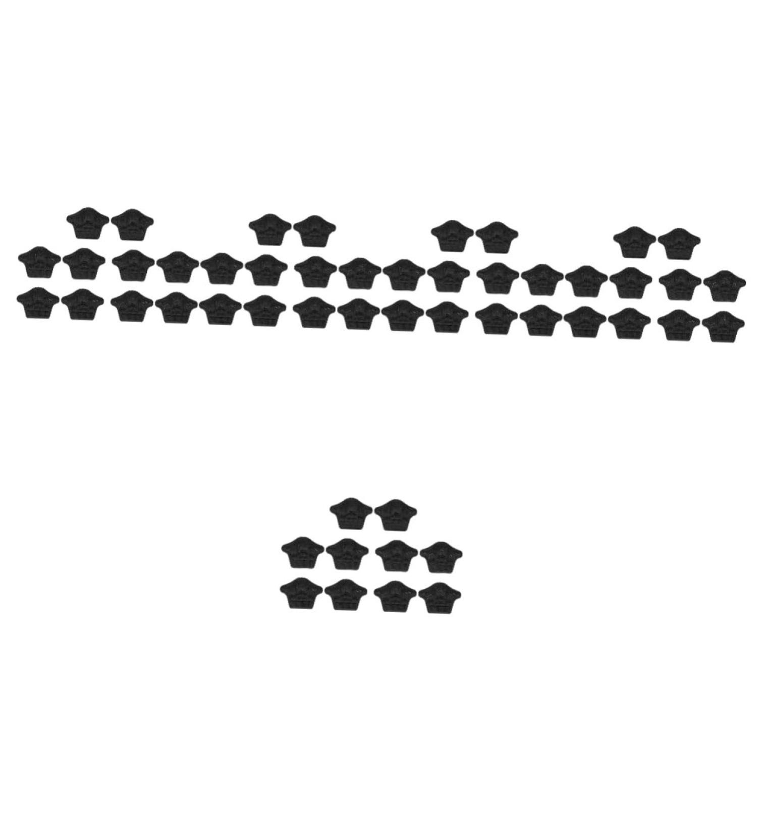 FOMIYES 25 Pairs Anti-Wear Stickers for Heels - Self-Adhesive Insoles & Replaceable Heel Pads for Comfortable Outdoor Wear - Black Foot Grips (5 Pcs - Buy Online on GoSupps.com