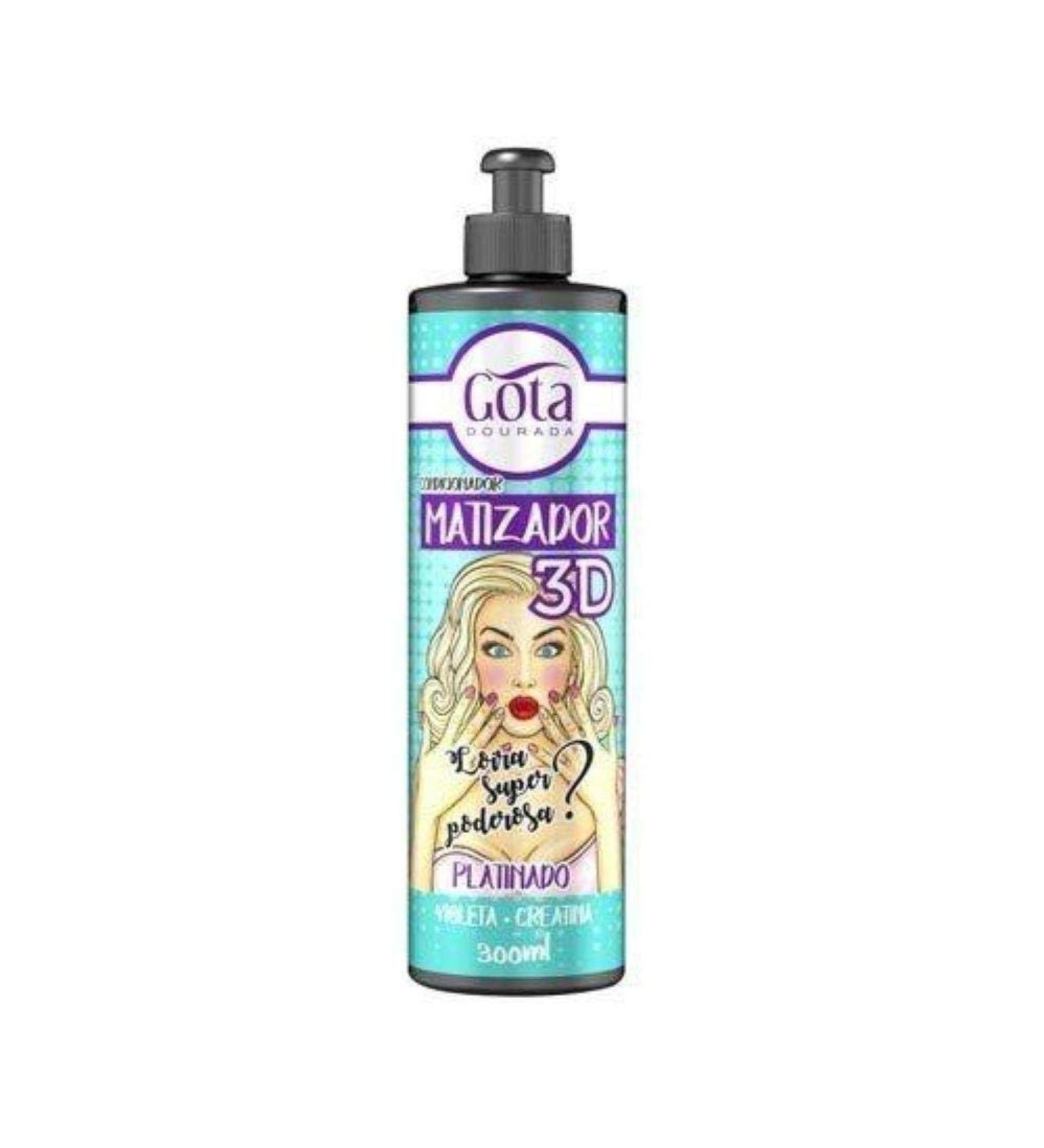 Platinum 3D Shade "Gota Dourada" with Purple and Creatine 300ml