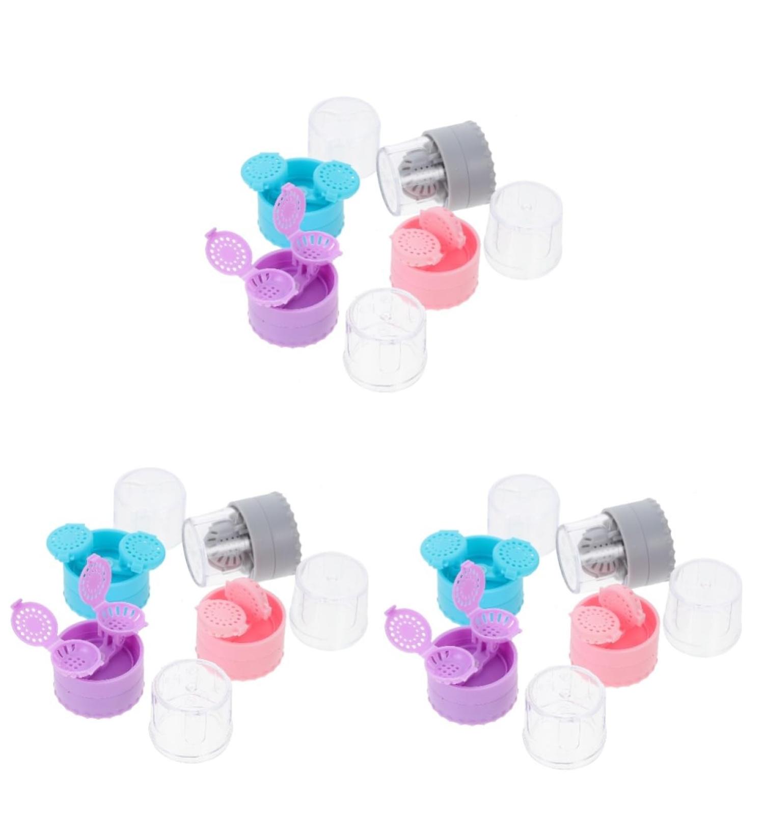 Healeved 12 STK Colored Contact Lens Cleaning Containers | Manual Washing System & Travel Cases for Lens Care | Brillen Cleaner & Cleaning Case - Buy Online on GoSupps.com