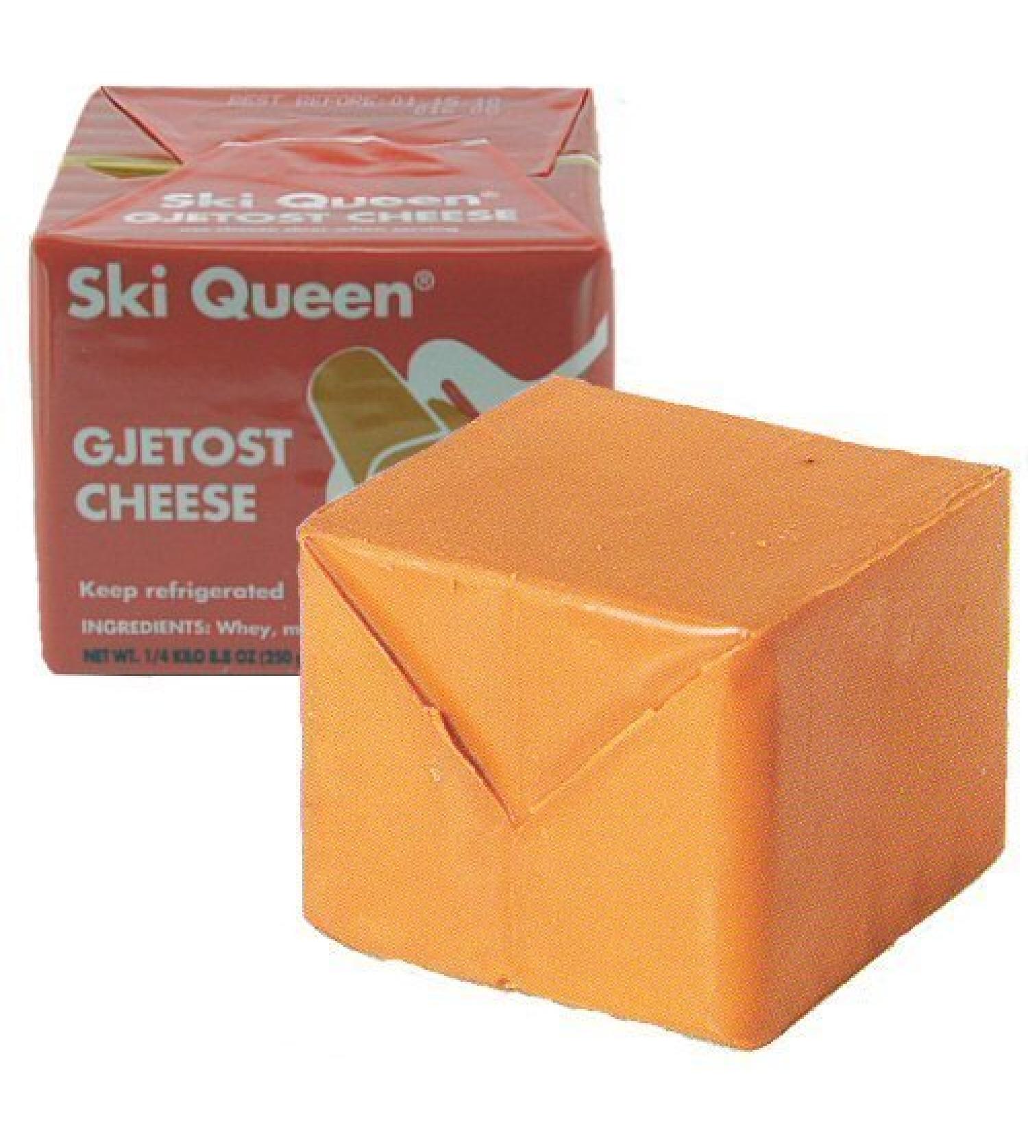 Ski Queen, Gjetost Cheese, 8.8 Ounce