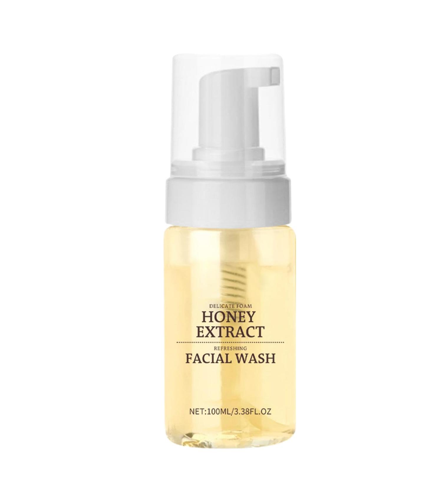 Honey Facial Cleanser - 100ml Deep Face Cleanser for Daily Use | Honey Foam Facial Cleanser | Oil Control Cleanser | Deep Cleansing Cleanser | Hydrating Nourishing Wash for Face Skin Care - Buy Online on GoSupps.com