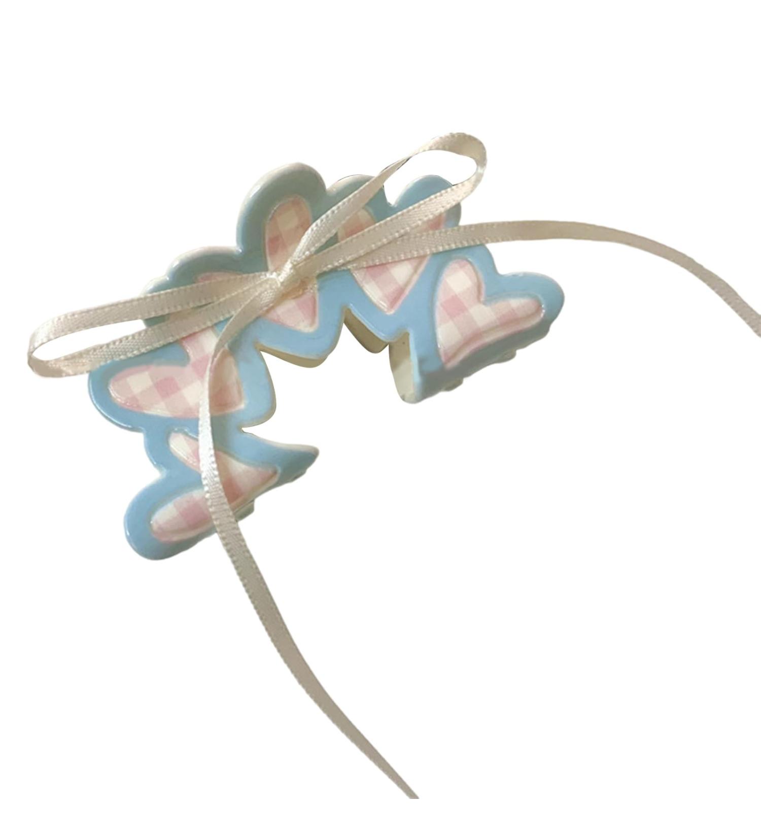 Women Hair Claw Clip Bowknot Chin Claw Clip Anti-slip Hair Grip Clip Hairstyle Hair Banana Clip Style2 - Buy Online on GoSupps.com