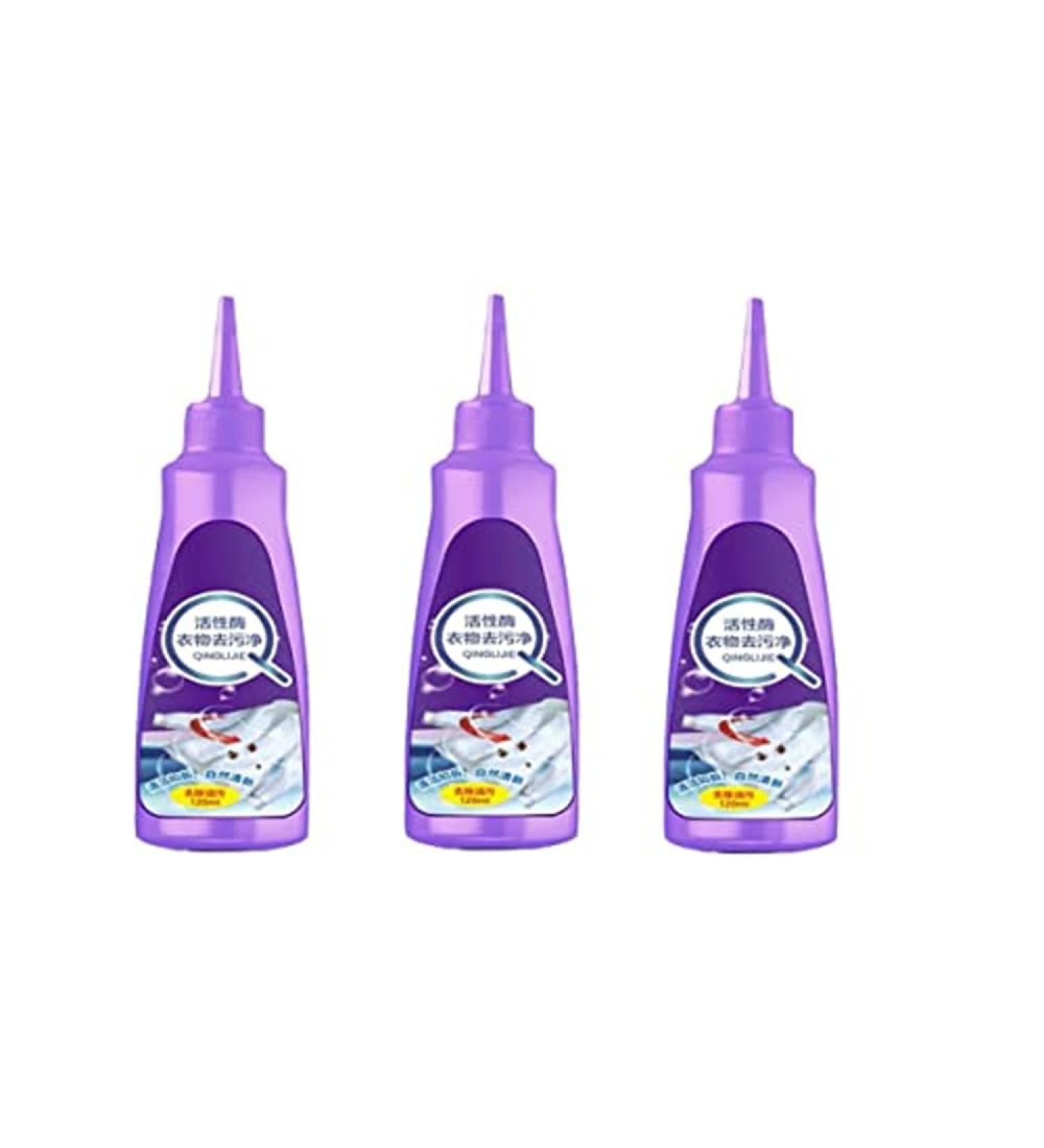 Active Enzyme Clothing Stain Remover Active Enzyme Laundry Stain Remover Garment Stubborn Stain Cleaner (3PCS Purple) - Buy Online on GoSupps.com