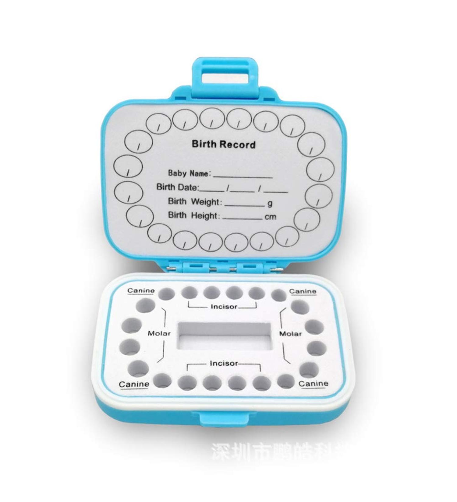 Kids Tooth Keepsake Box - Cute Children's Tooth Fairy Organizer in Purple - Buy Online on GoSupps.com