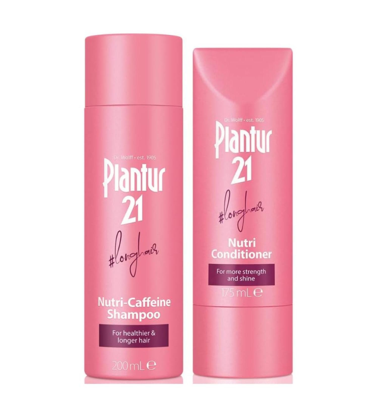 Plantur 21 Longhair Shampoo & Conditioner Set | 200ml & 175ml | For Long & Brilliant Hair | Promotes Growth & Repairs Stressed Hair - Buy Online on GoSupps.com