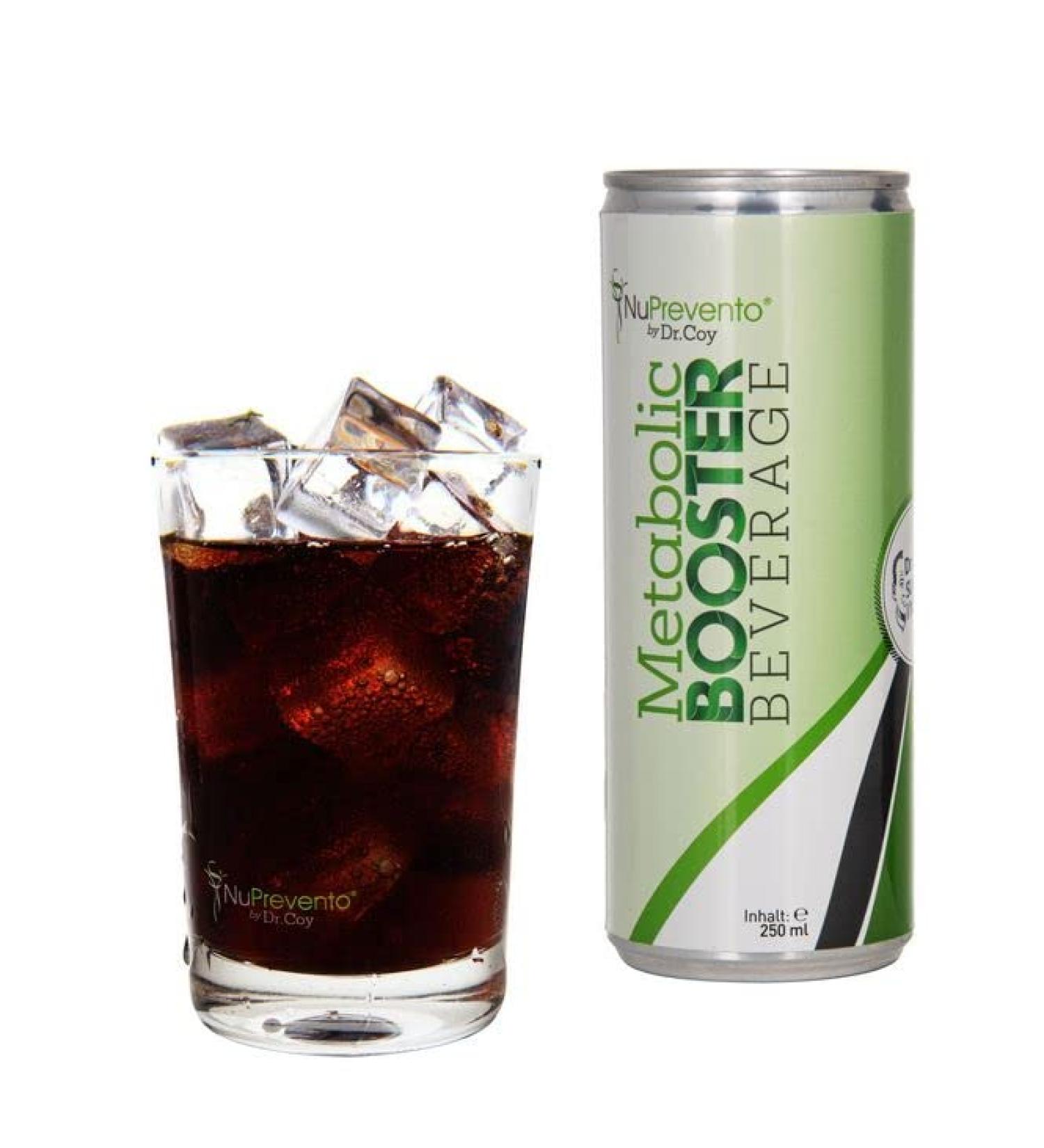 NuPrevento Metabolic Booster Beverage - Refreshing drink with fruity blackcurrant and cola taste content: 250ml - Buy Online on GoSupps.com