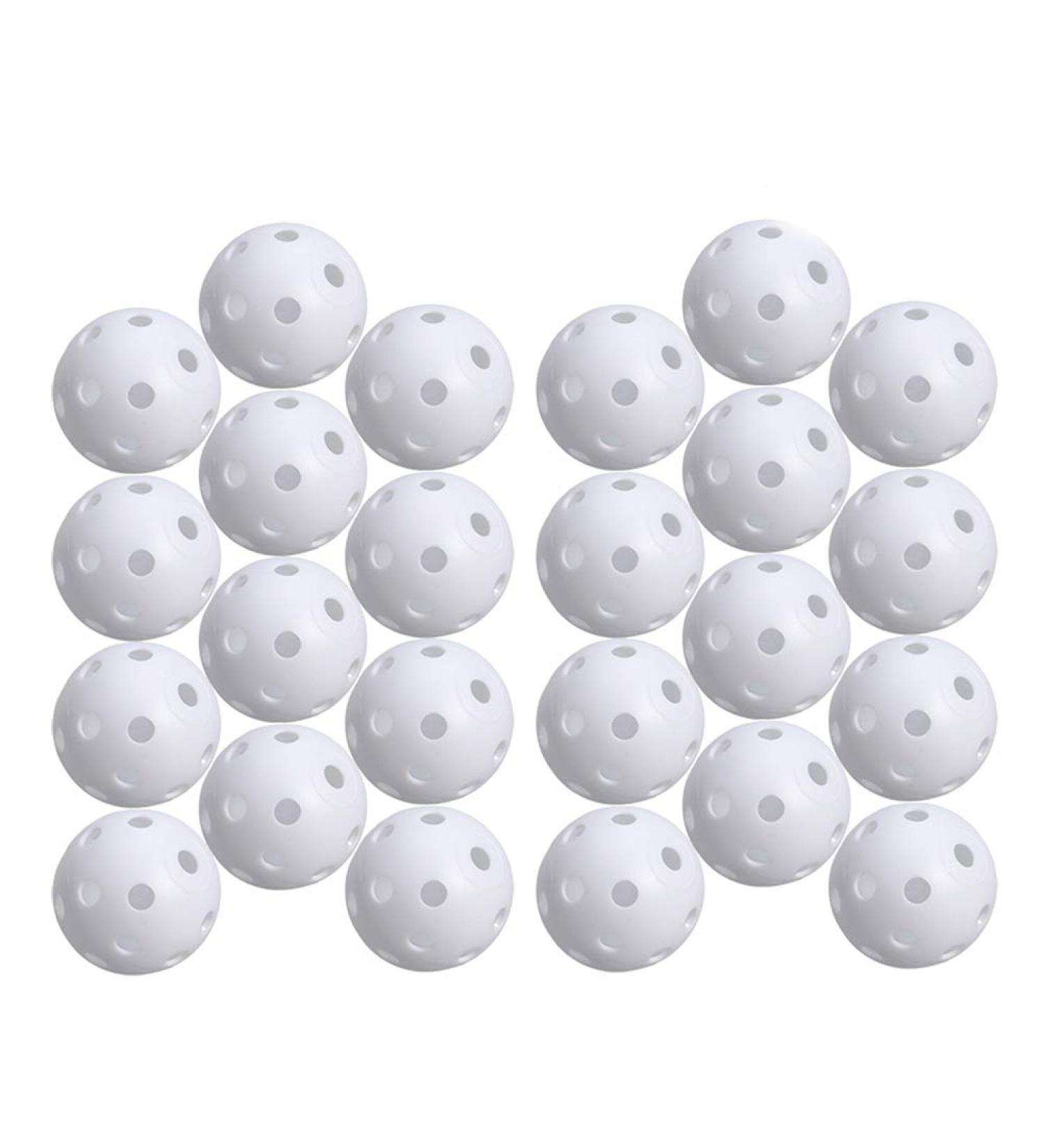 STOBOK 24pcs Perforated Golf Practice Balls - White | Sports Training Balls - Buy Online on GoSupps.com