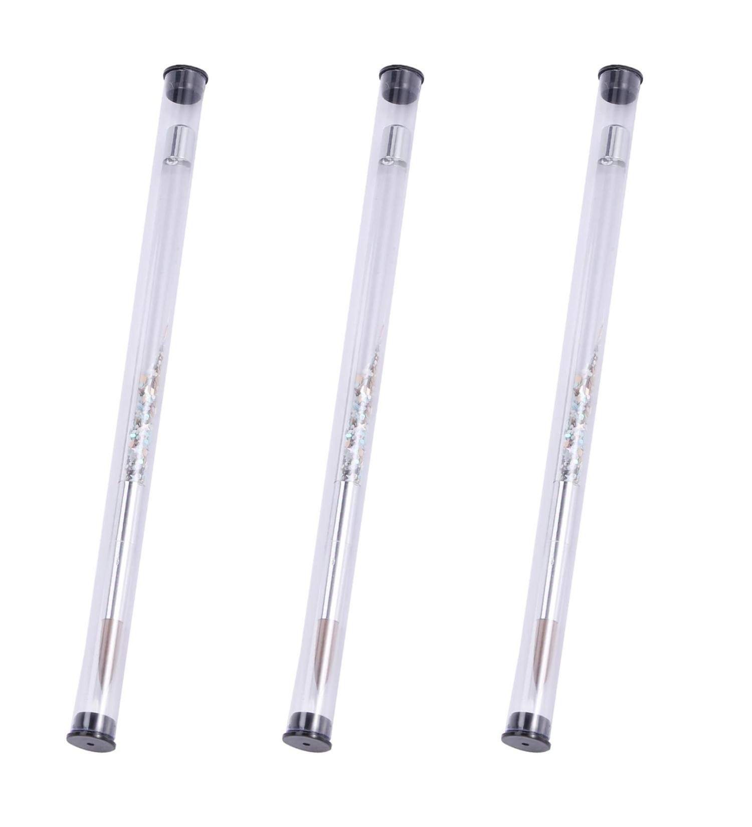 BLASHRD 3Pc Rose Gold Kolinsky Sable Acrylic Nail Brush with Liquid Flow Glitter Nail Art Brush for Nail Art Tool 14 - Buy Online on GoSupps.com