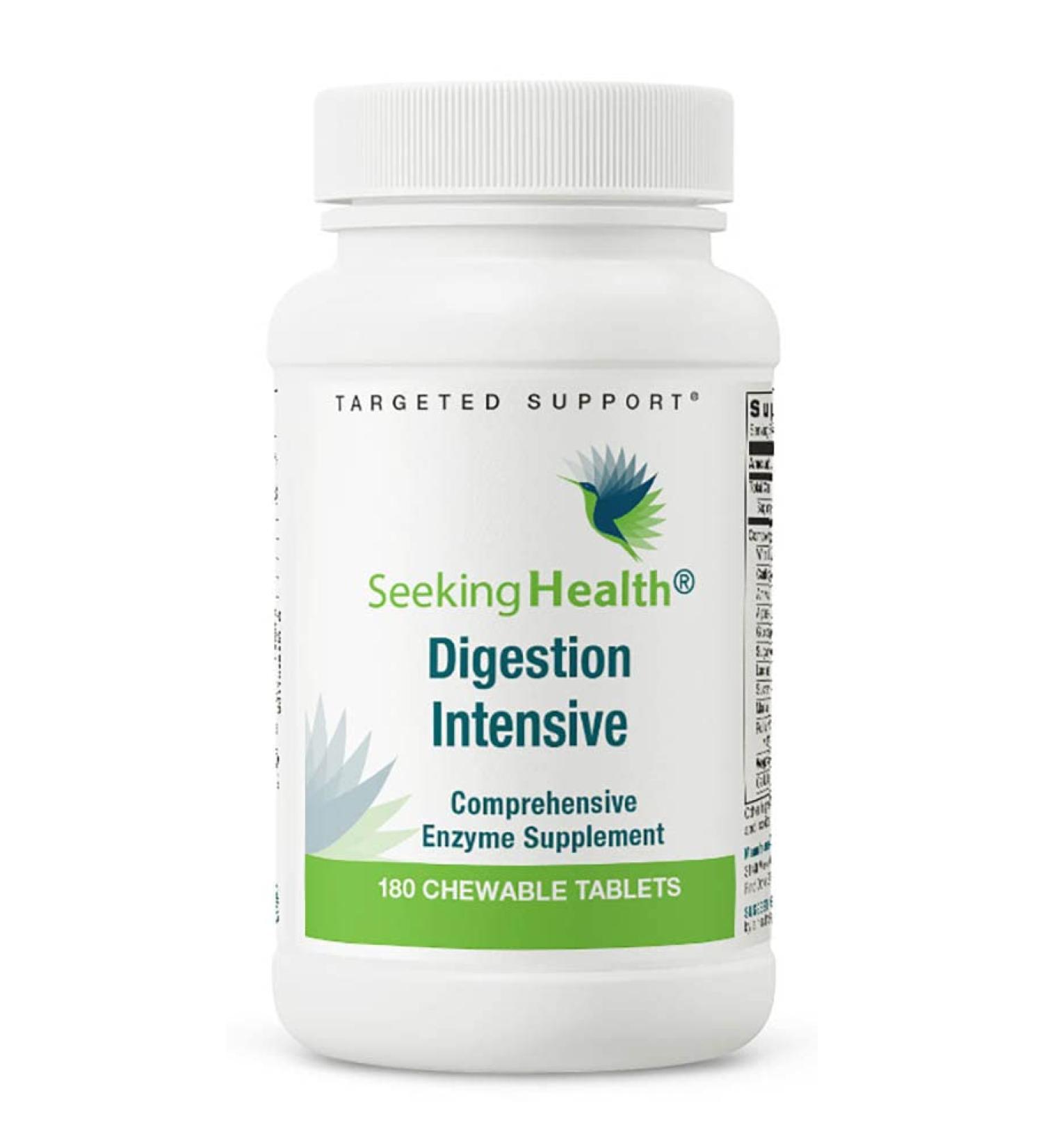 Seeking Health Digestion Intensive Chewable Enzyme Supplement - 180 Vegan Tablets - Buy Online on GoSupps.com