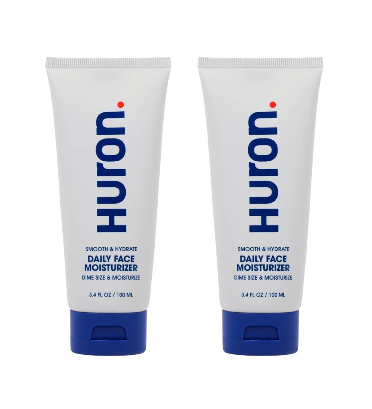 Huron Men s Face Moisturizer Lightweight Soothing Cooling Face Lotion for All-Day Lasting Hydration Vegan Phthalate Free Sulfate Free Paraben Free 3.4 Fl Oz (2 Pack) Face Moisturizer 2 Pack - Buy Online on GoSupps.com