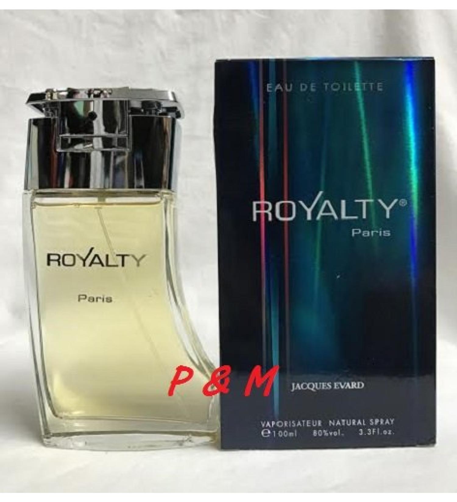 ROYALTY PARIS BY JACQUES EVARD COLOGNE FOR MEN 3.3 OZ / 100 ML EAU DE TOILETTE SPRAY