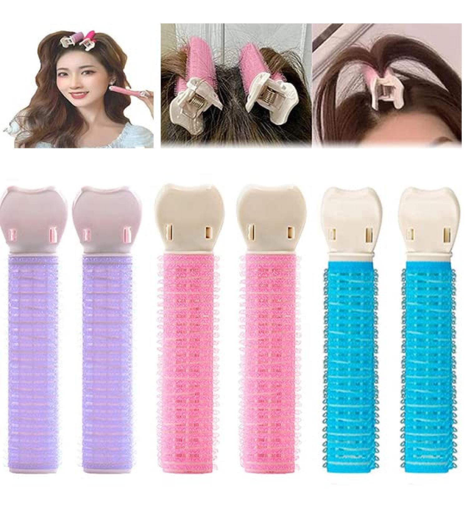 6pcs Volumizing Hair Root Clips - Fluffy Hair Volumizer Velcro Barrettes Accessories - Buy Online on GoSupps.com