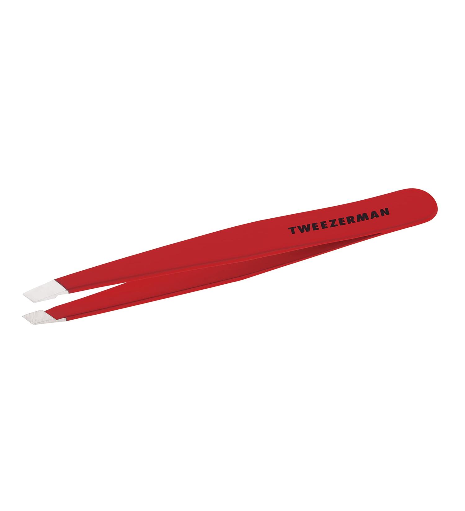 Buy Tweezerman Slant Tweezerette Red - Precision Beauty Tool for Perfect Brows | International Shipping Available - Buy Online on GoSupps.com