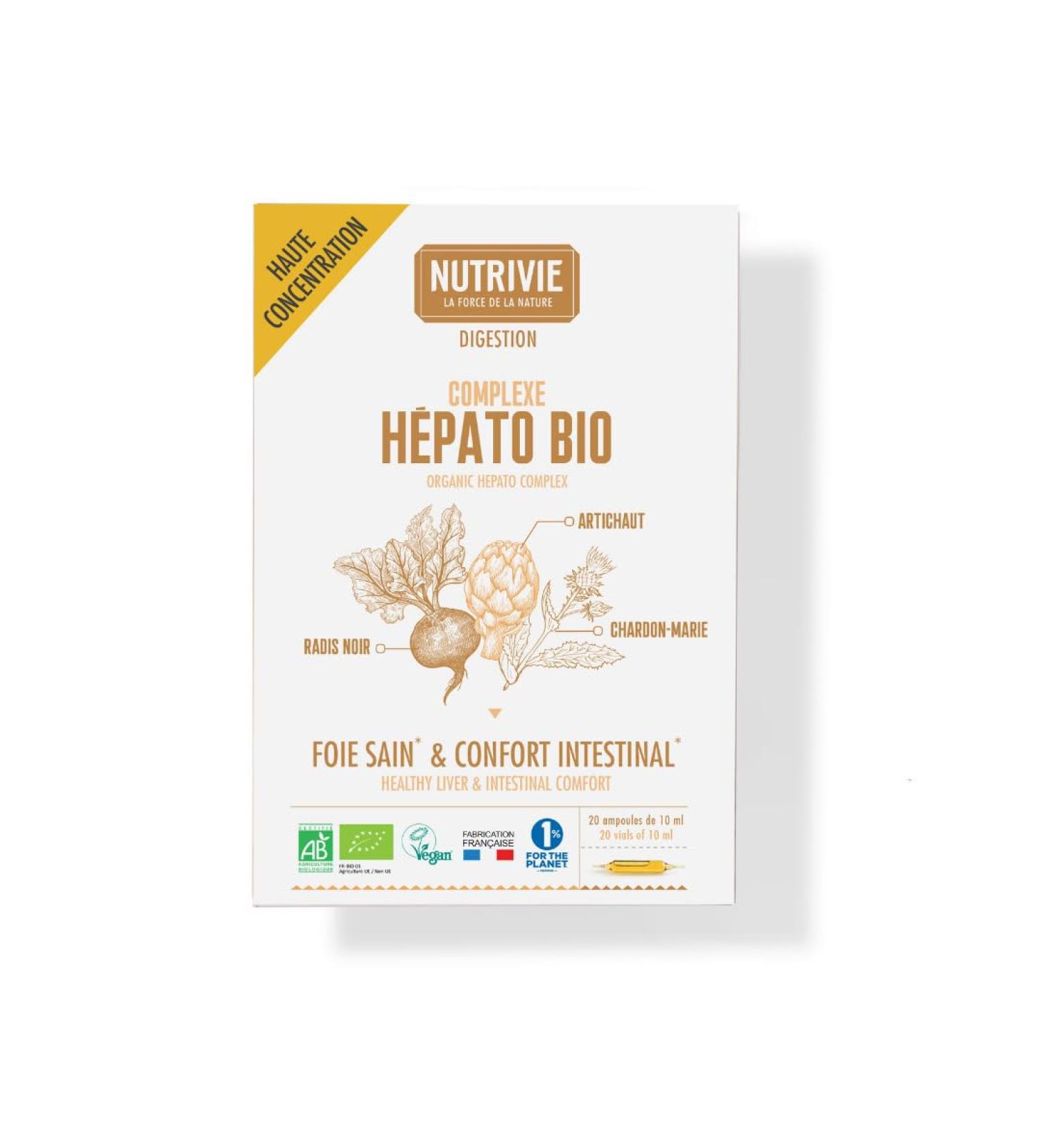 Nutrivie Organic Digestion Complex 20 Ampoules Vegan Organic NUTRIVIE Made in France - Buy Online on GoSupps.com