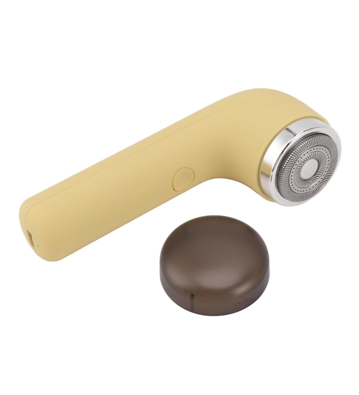 Buy Electric Mini Facial Hair Remover - Trendy Wet Dry Beard Trimmer for Travel (Yellow - Buy Online on GoSupps.com