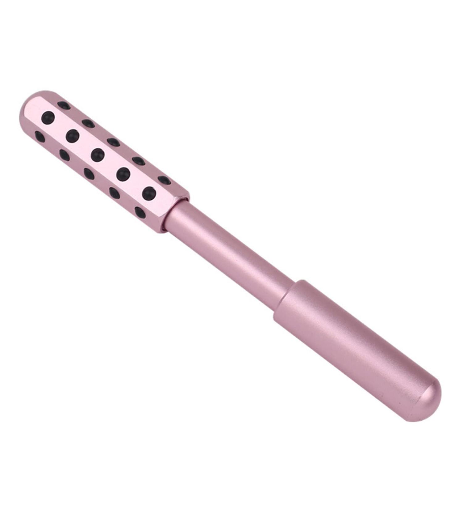 CN Herb Facial Massager Beauty Stick - Pink Lifting & Slimming Roller for Radiant Skin - Buy Online on GoSupps.com