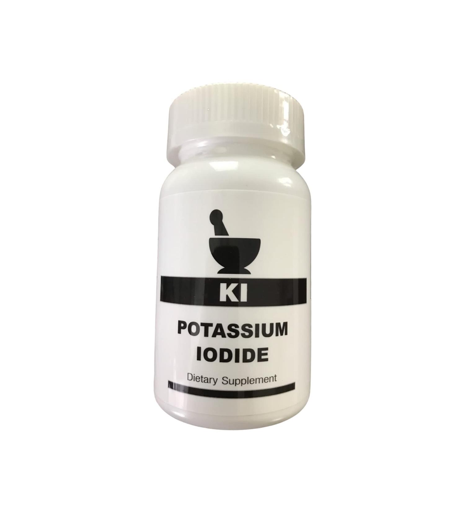 Potassium Iodide 130mg Capsules - 100 Count (Highest Strength, Best Value on Amazon) - Buy Online on GoSupps.com