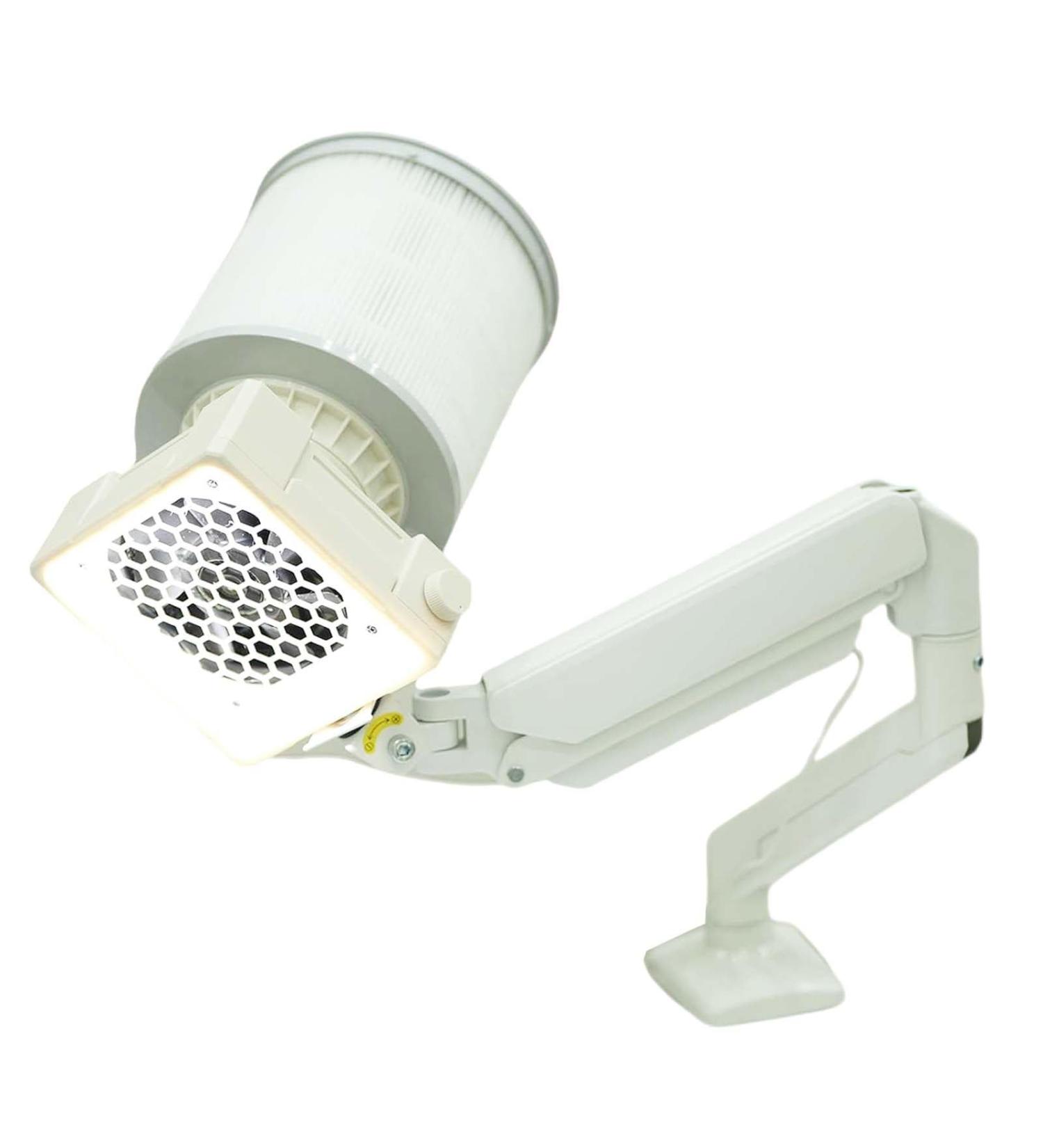 Aspirateur Ongles Avec Bras Rotatif 360 Deux Modes D'Installation Avec Clairage Led Carr Fixation Par Vis - Buy Online on GoSupps.com