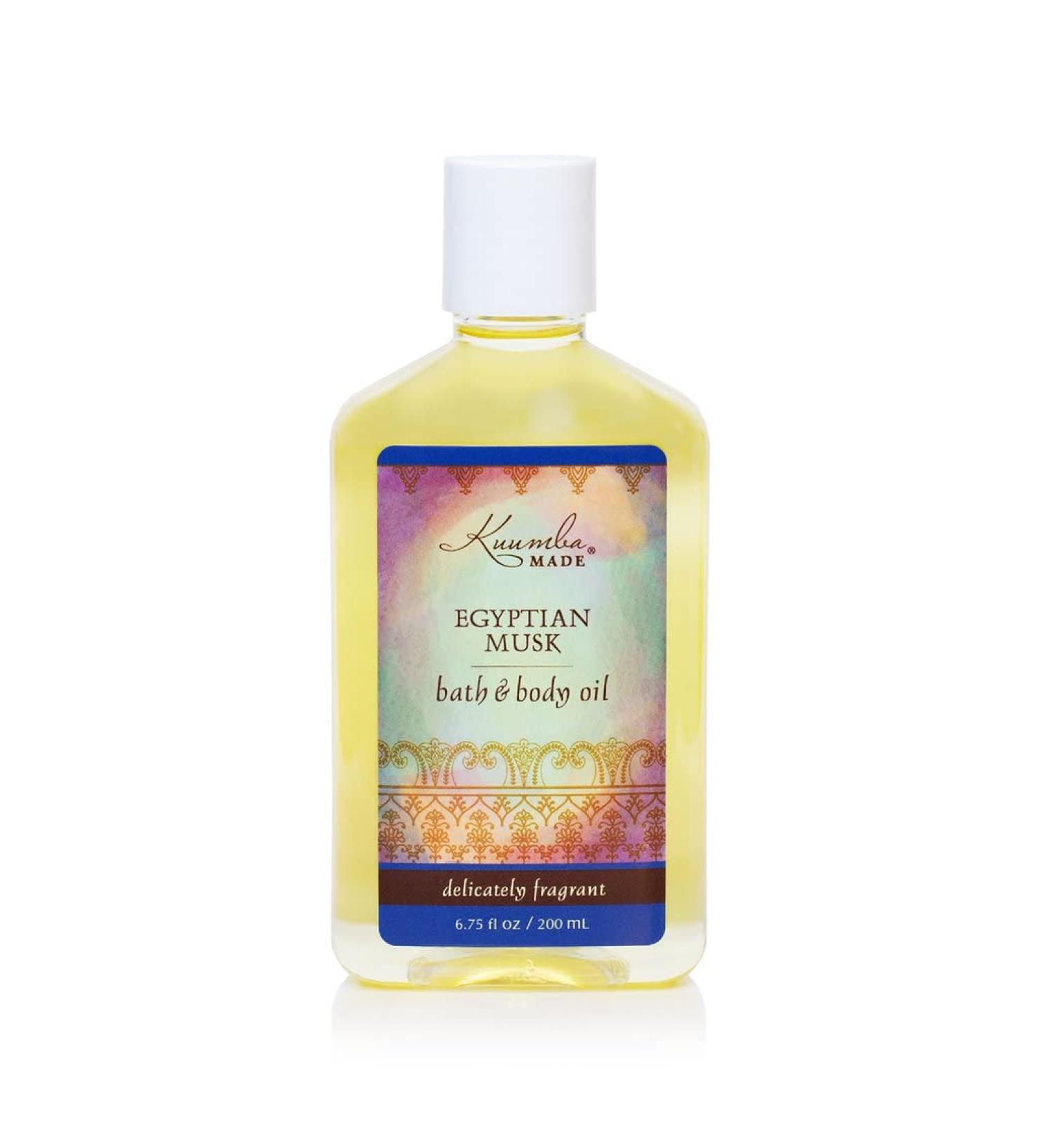 Kuumba Made Bath and Body Oil (Egyptian Musk, 6oz (177.44ml) regular size)