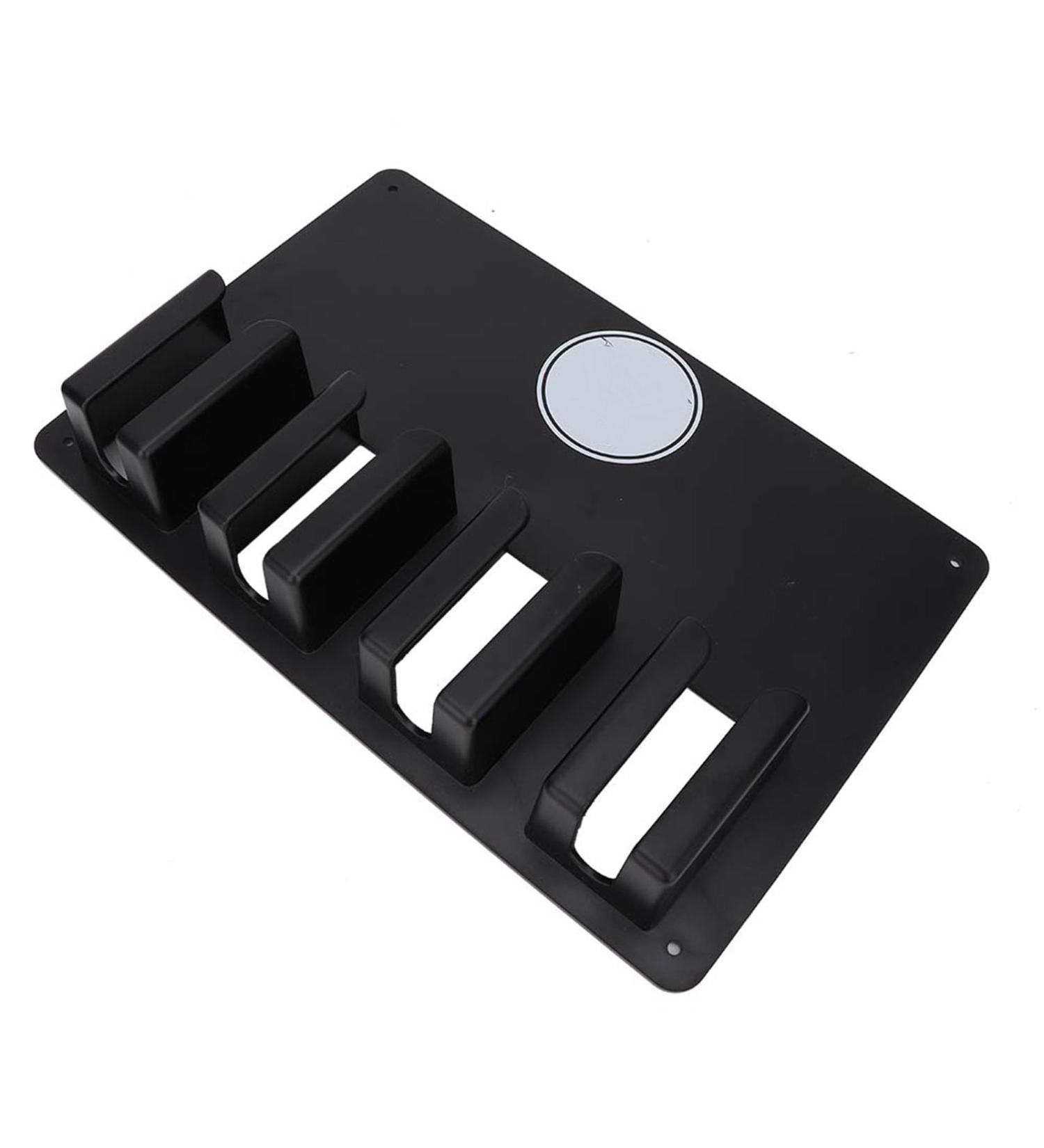 Partition Design Wall-Mounted Rack Hair Cutter Holder Storage Rack Brush Holder for Home Bathroom - Buy Online on GoSupps.com