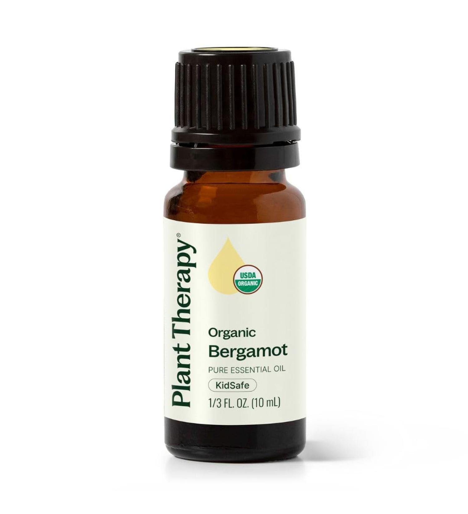 Plant Therapy Organic Bergamot Essential Oil 10 mL (1/3 oz) 100% Pure Undiluted Therapeutic Grade - Buy Online on GoSupps.com