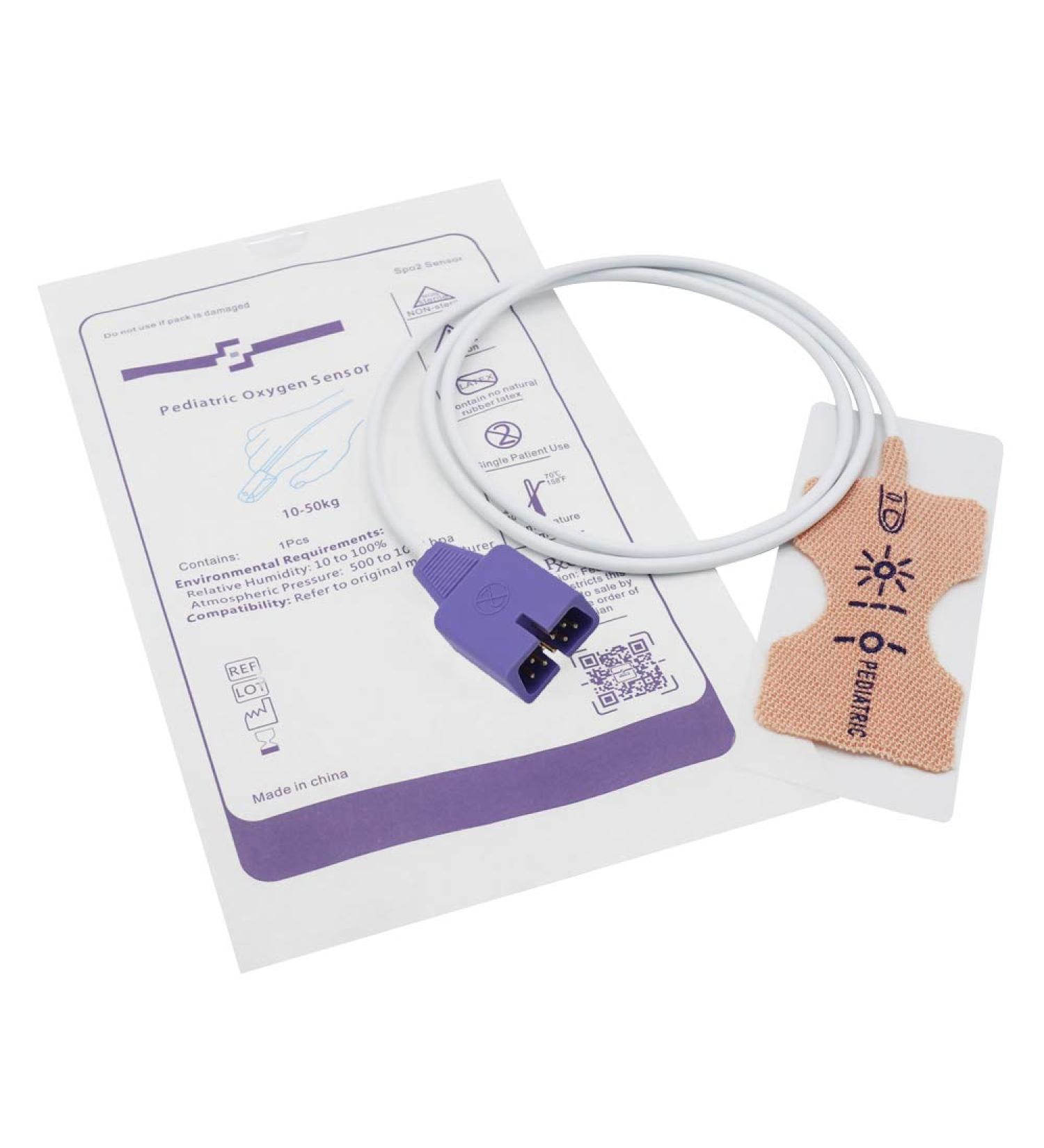 Nellcor Disposable Probe SpO2 Sensor MAX-P 9 Pin Pediatric - 24 Pack | Trusted International Shipping - Buy Online on GoSupps.com