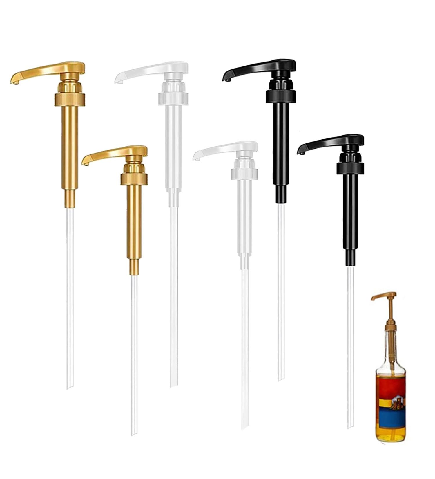 DOKLY 6 Piece Coffee Syrup Pump fits Most 750ml Syrup Bottles (for Davinci Matteo Jordan's Skinny Syrup Bottles) Flavoured Syrup Dispenser Syrup Pumps for Coffee Bar and Home Dripless - Buy Online on GoSupps.com