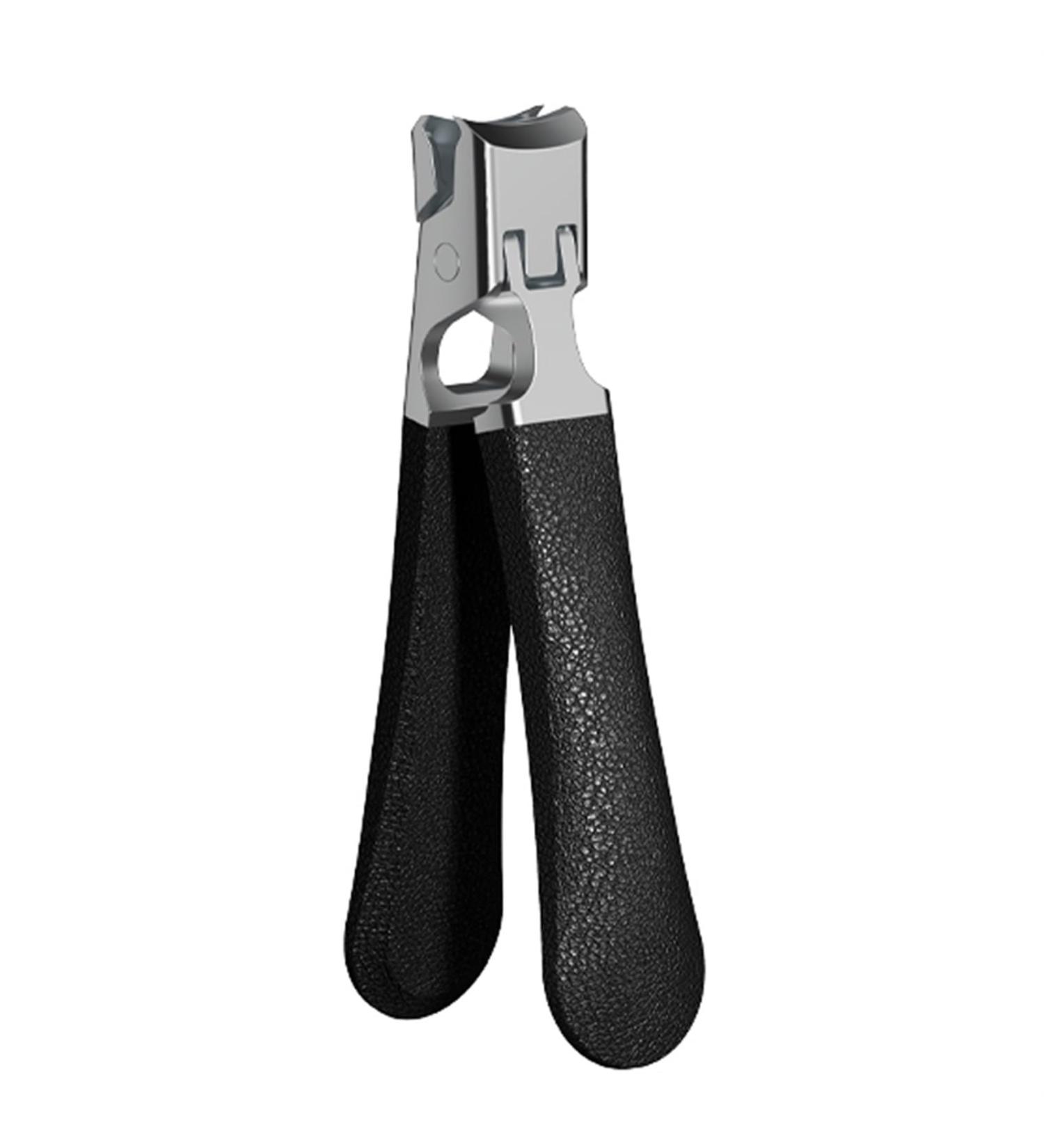 HCHGJKN Nail Clippers Anti-splash Nail Clippers Thick Hard Toenail Wide Jaw Opening Manicure Fingernail Cutter Tools(Schwarz) Black - Buy Online on GoSupps.com