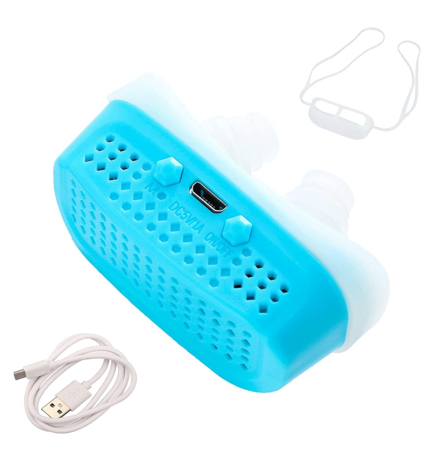2023 Upgraded Portable Electric Anti-Snoring Device - 3 Levels, Variable Speed, Snoring Solution Nose Clip (Blue) - Buy Online on GoSupps.com