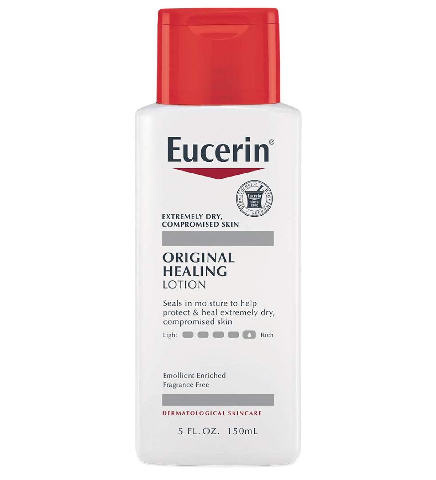 Eucerin Original Healing Lotion - Fragrance-Free Rich Lotion for Extremely Dry Skin - 5 Fl. Oz - Buy Online on GoSupps.com