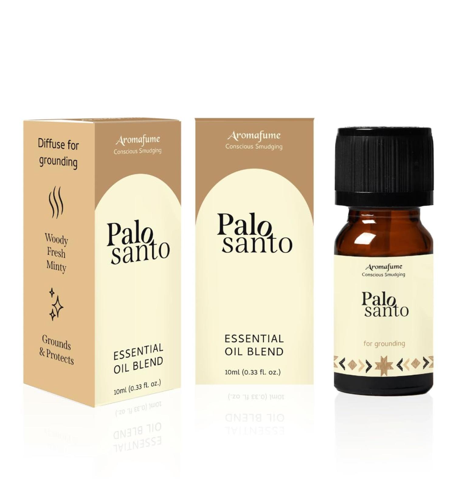 Palo Santo Essential Oil Diffuser Blend by Aromafume | 30ml/1 fl oz | Made with Peruvian Palo Santo Extract | Non-Toxic Alternative Sustainable Substitute for Palo Santo Sticks or Incense - Buy Online on GoSupps.com
