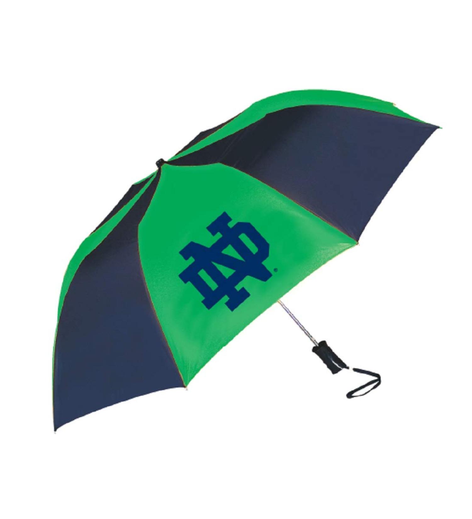 Storm Duds Notre Dame Fighting Irish Sporty Two-Tone Umbrella