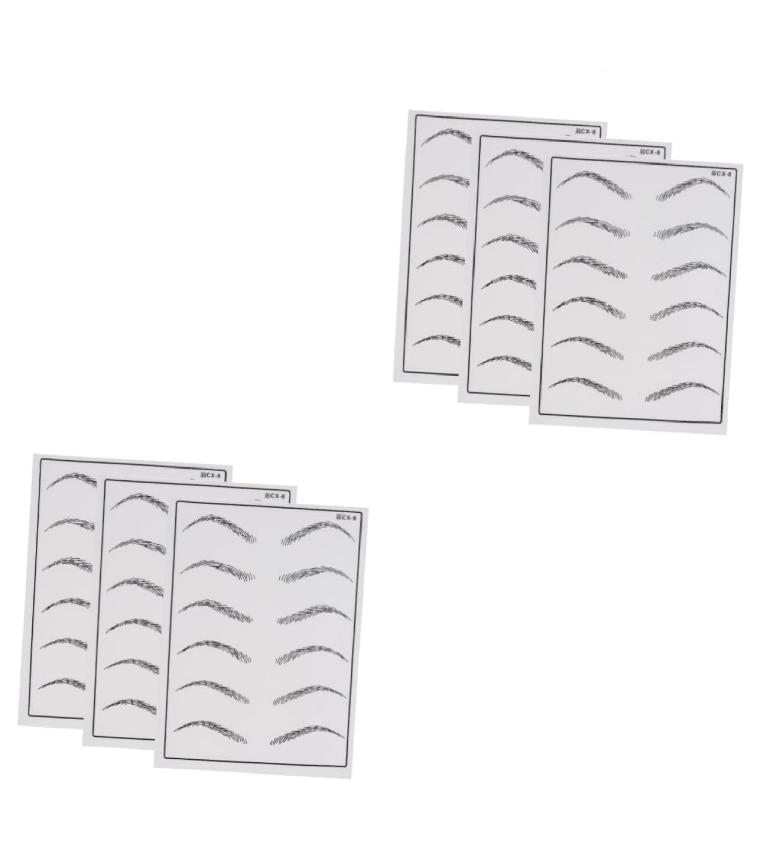 Healifty 2pcs Eyebrow Training Skin Eyebrow Practice Skin Practice Tools Eyebrows Eyebrow Trimming mediumx2pcs Whitex2pcs - Buy Online on GoSupps.com