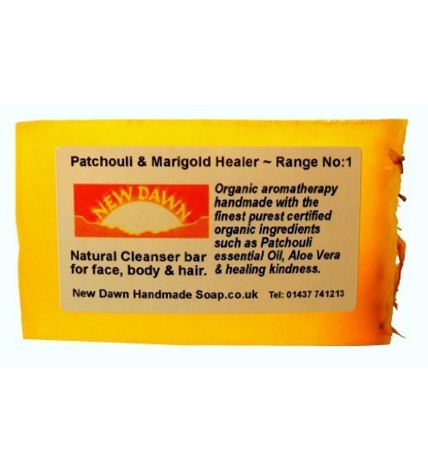 Handmade Natural Patchouli Soap Bar - Range No.1 - Acne Acne Scar and Stretch Mark Removal and Relief Anti Dandruff Dreadlock Solid Shampoo - 35g - Sample/Travel Size
