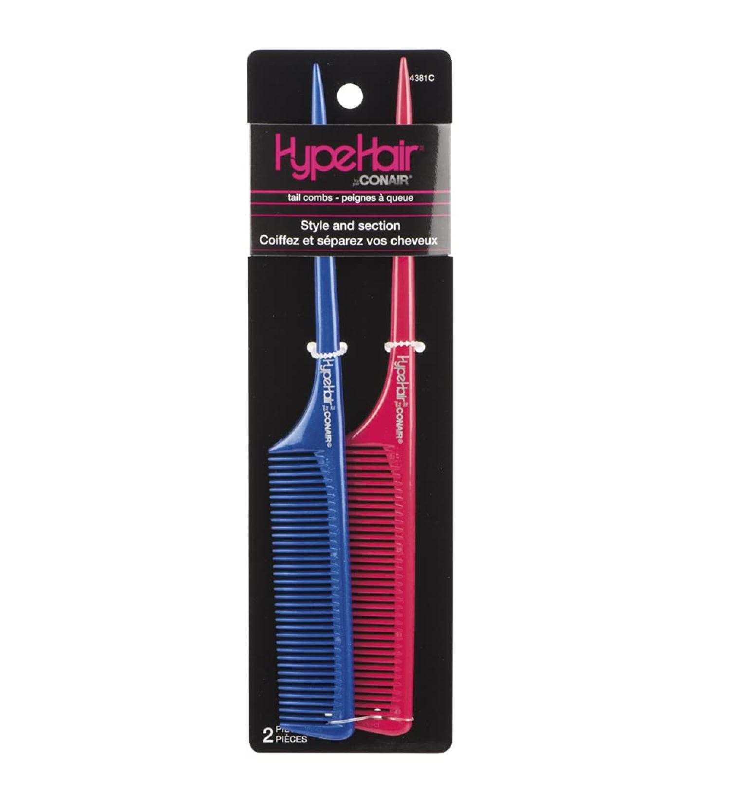 Hype Hair by Conair 2pk Rat Tail Combs w/Fine Teeth