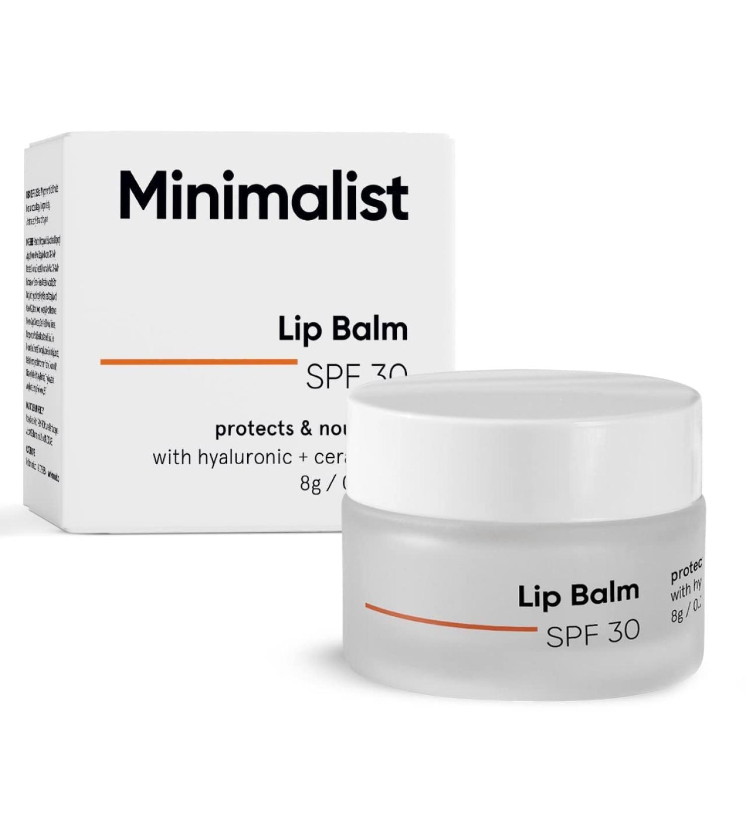 Goldy SPF 30 Lip Balm with Ceramides & Hyaluronic Acid | Lip Protection & Nourishment | For Women & Men | 8 gm 0.28 Ounce