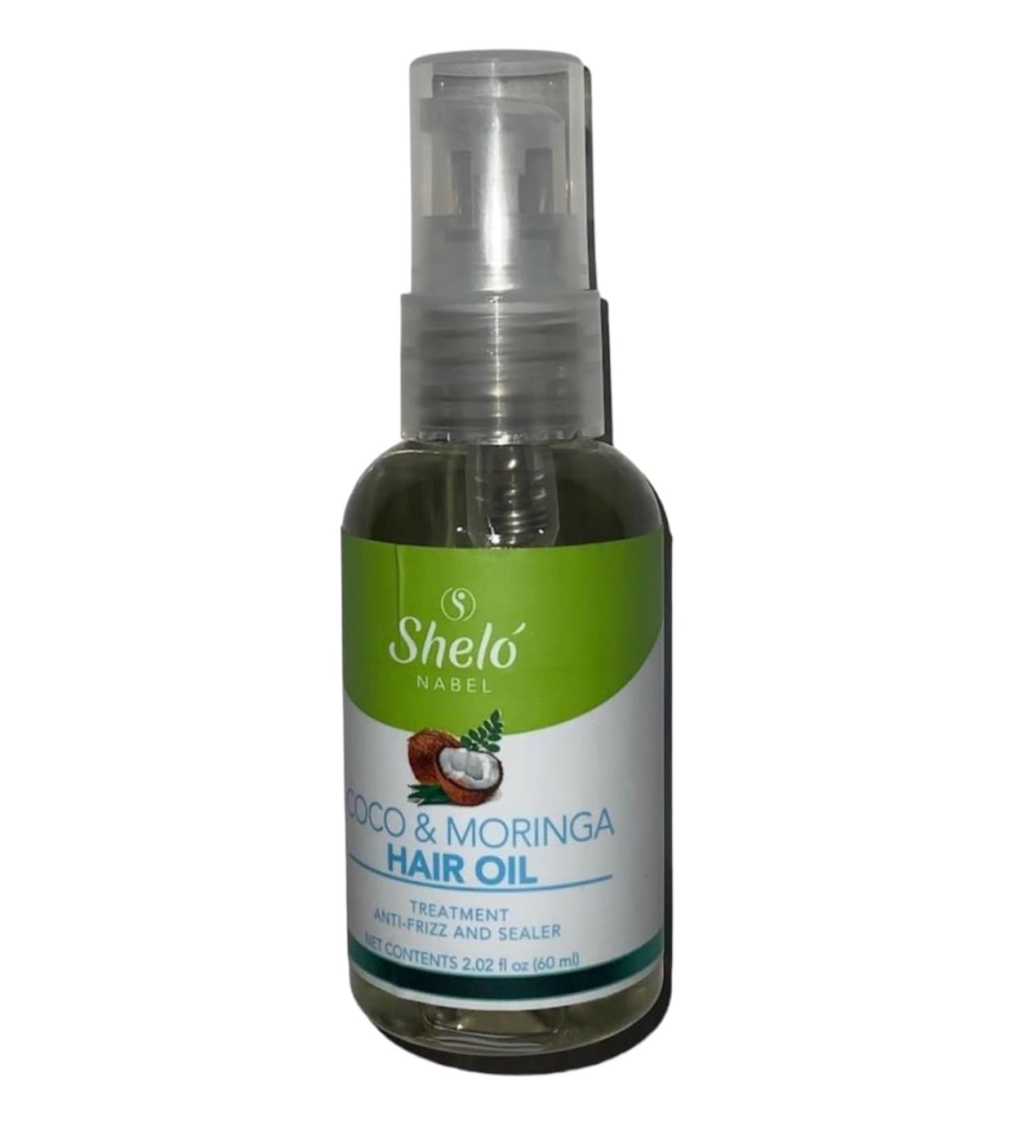 Coconut and Moringa Anti-Frizz Oil - Nourishing Hair Treatment (2.02 fl oz) | International Shipping Available - Buy Online on GoSupps.com