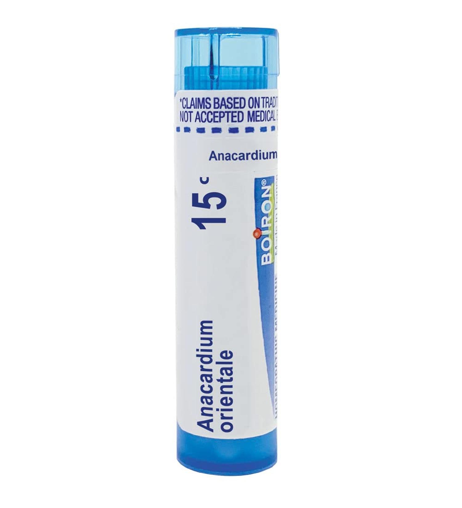 Boiron Anacardium Orientale 15C - Relief for Indigestion from Overeating - 80 Pellets | Natural Homeopathic Remedy - Buy Online on GoSupps.com