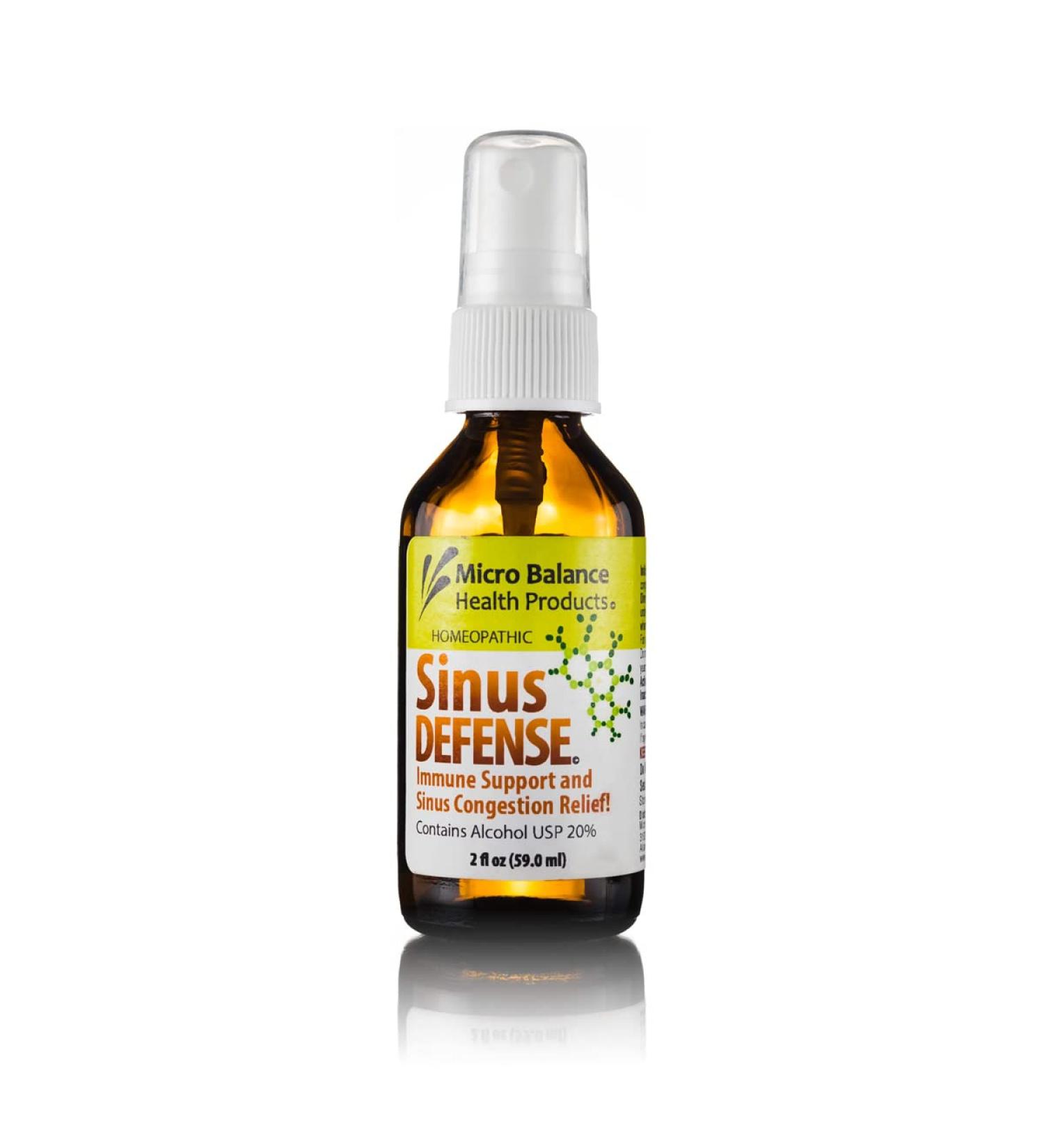 Micro Balance Sinus Defense Homeopathic Sublingual Spray - Natural Relief for Sinus Issues - Buy Online on GoSupps.com
