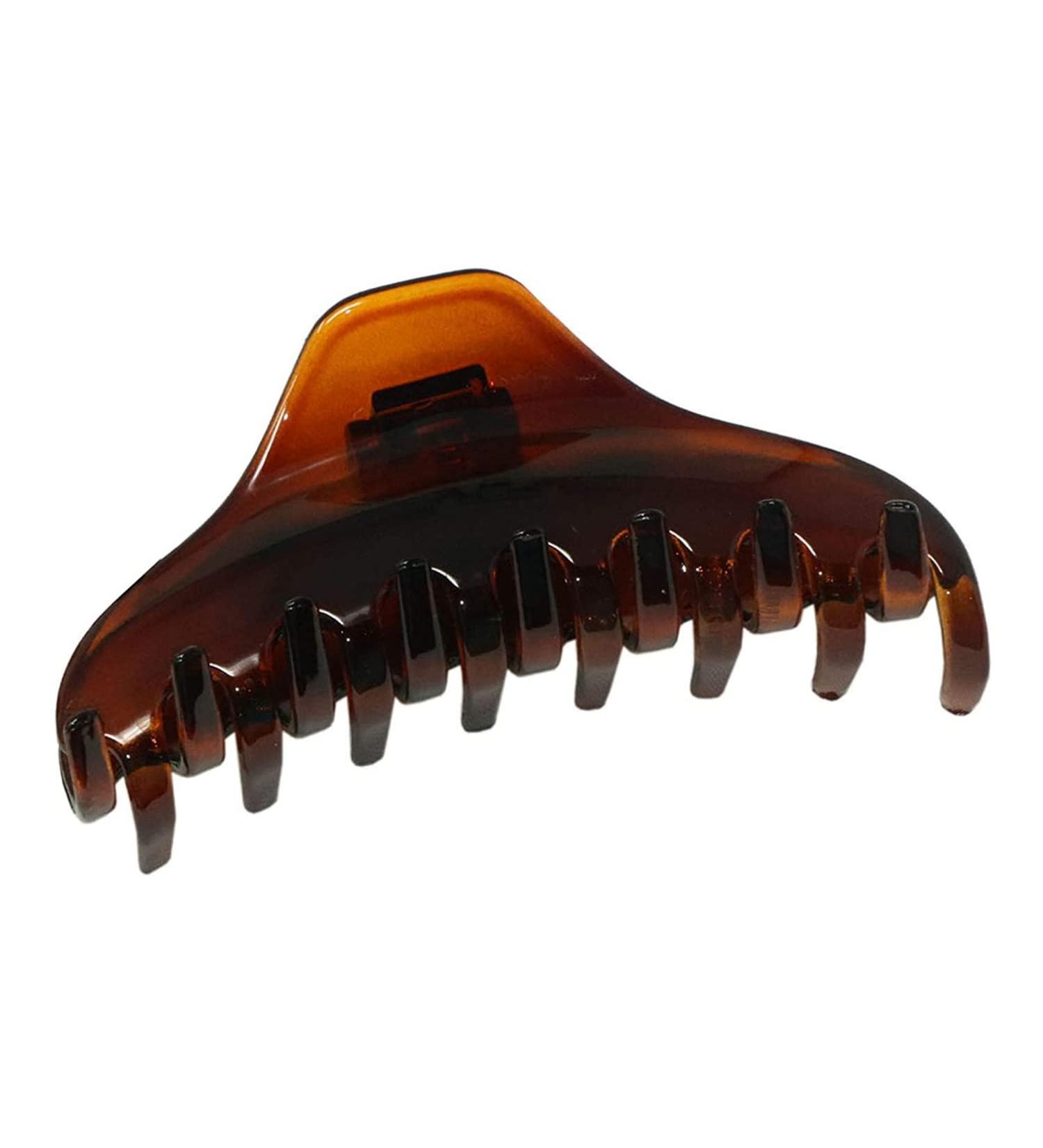 Parcelona French Boss Tortoise Shell Spring Jaw Hair Claw Clip - Medium Size - Buy Online on GoSupps.com