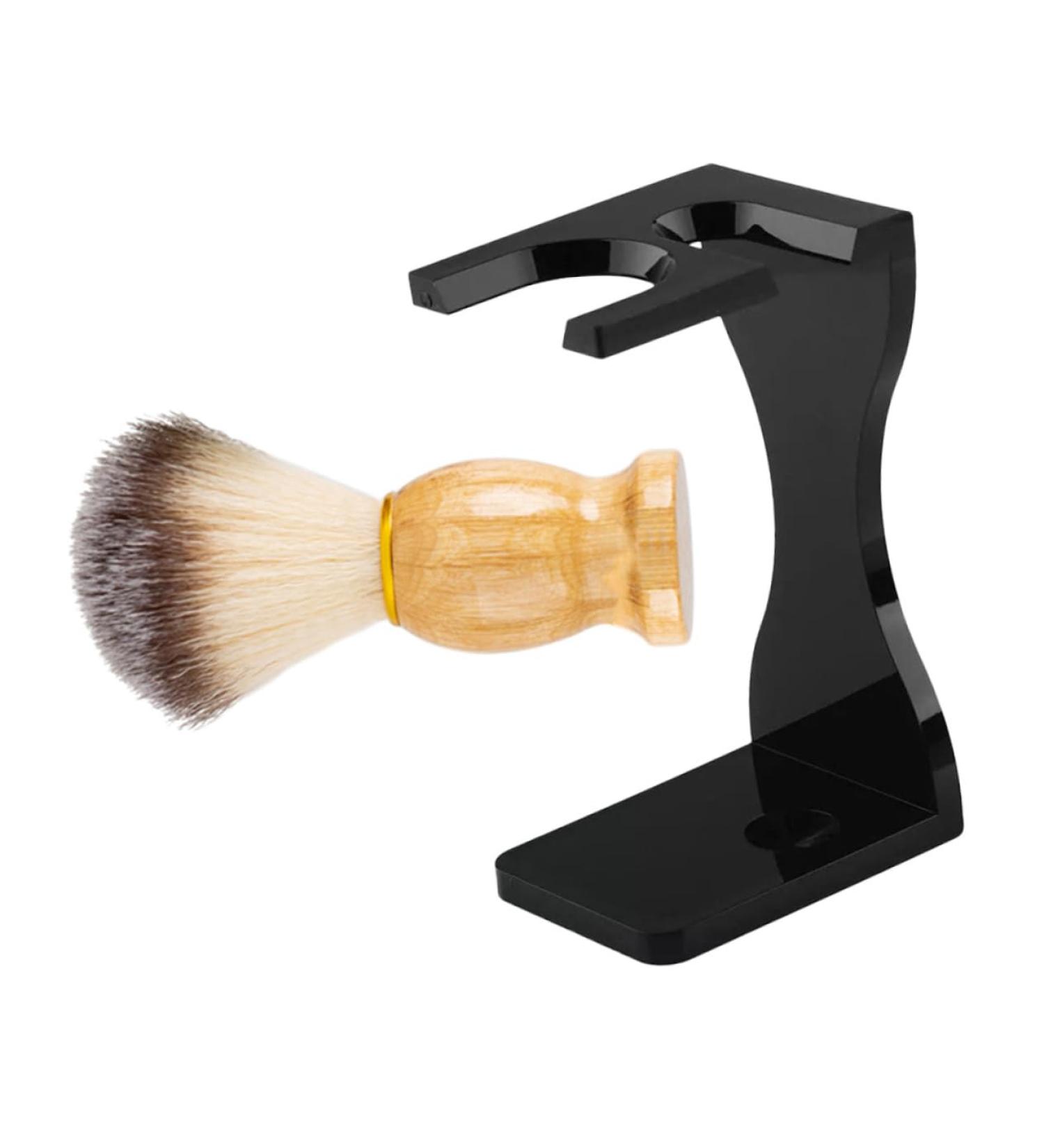 Hemoton Men's Shaving Set - 2 Sets Black Acrylic Brush Holder & Bowl | Grooming Supplies for Men - Buy Online on GoSupps.com
