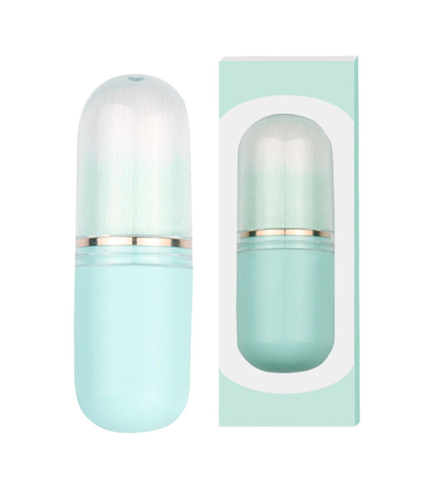 Retractable Makeup Brush Capsule Travel Makeup Brushes Face Blush Brush Foundation Brush for Liquid Makeup Powder Contouring Cream - Buy Online on GoSupps.com
