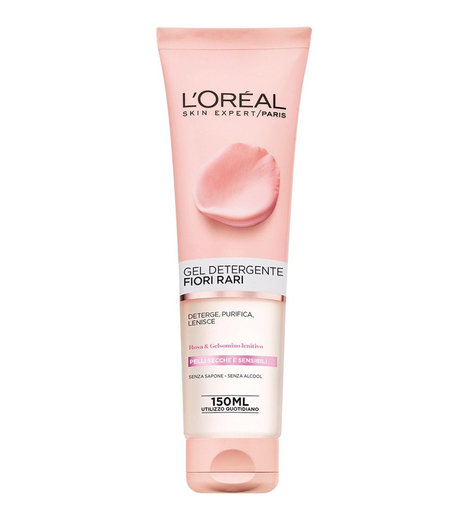  L'Oreal Paris L'Or al Paris Rare Flowers Cleansing Gel cleanses and moisturizes the skin for dry and sensitive skin. - Buy Online on GoSupps.com
