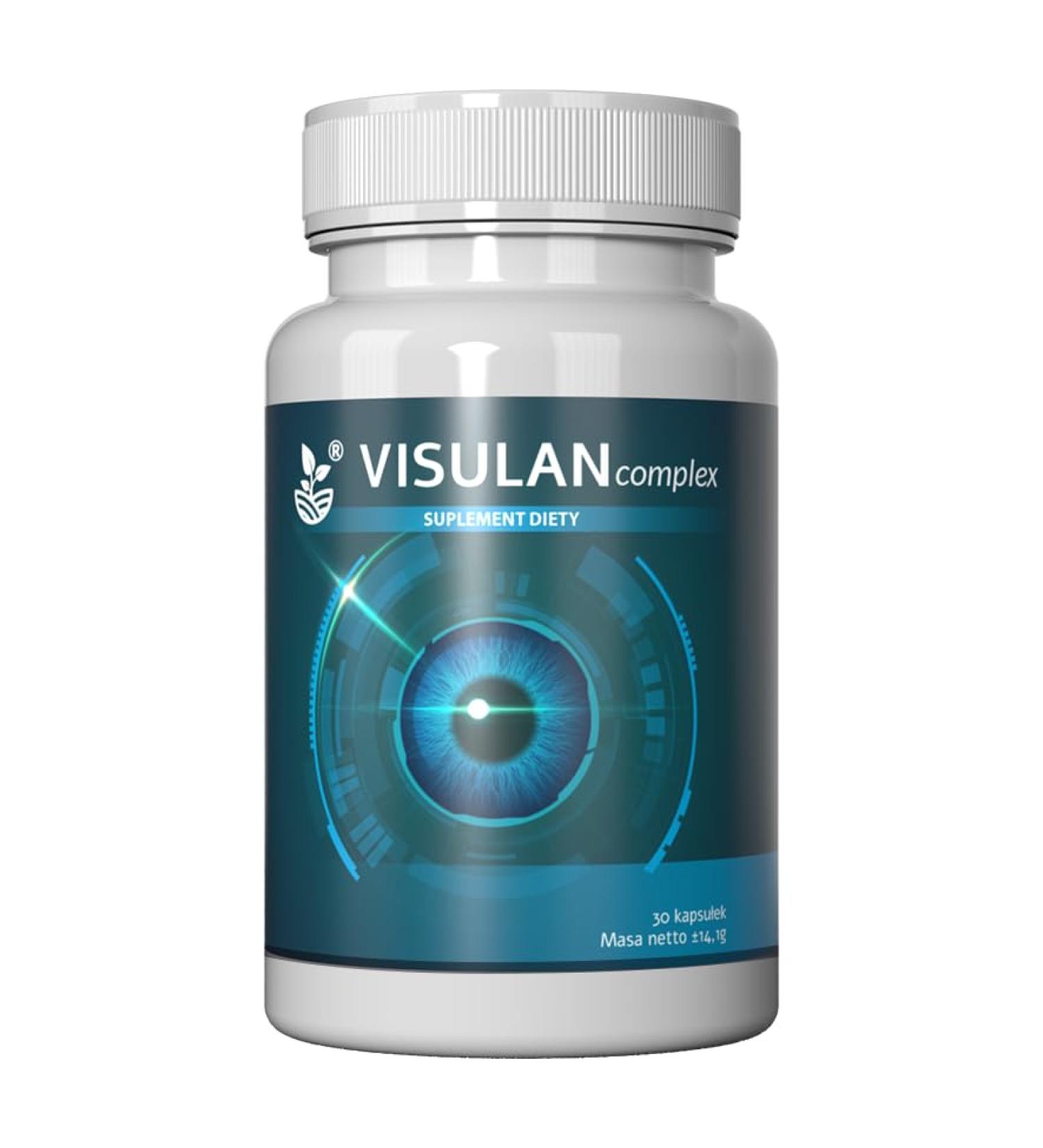 Europe Innovation Group Visulan COMPLEX herbal supplement 30 capsules alcoholfree