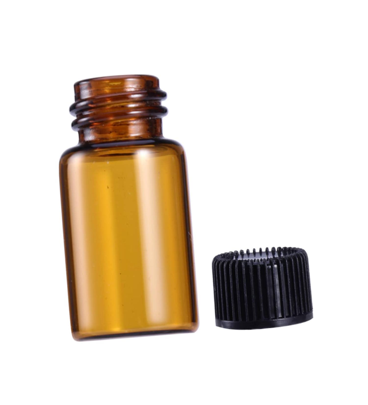 Housoutil 9pc Makeup Travel Containers Terrarium Glass Containers Toiletry Travel Containers Travel Containers for Liquids Tiny Empty Mini Terrarium Mini Glass Jars Essential Oil - Buy Online on GoSupps.com