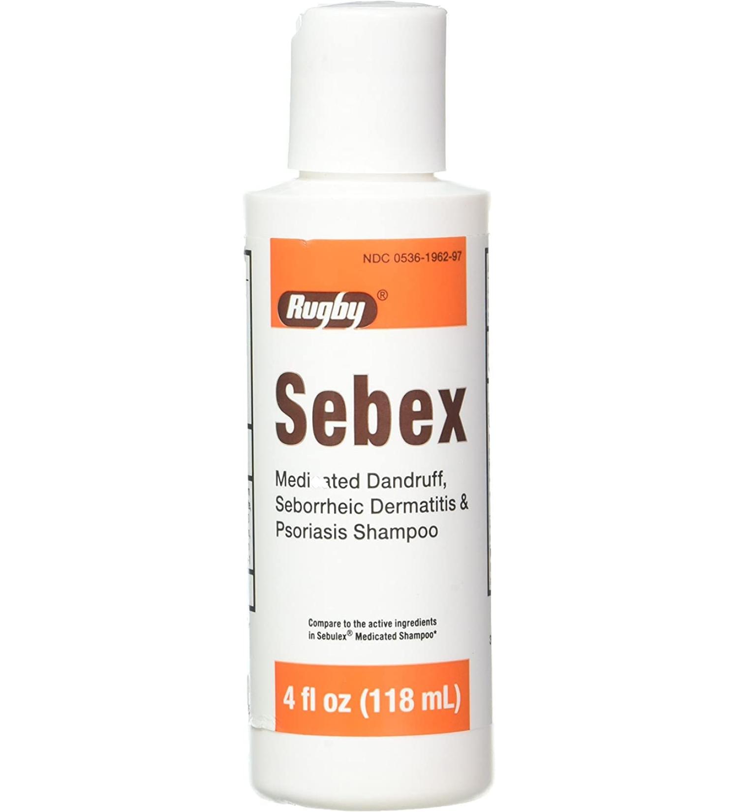 Sebex Medicated Shampoo for Dandruff, Seborrheic Dermatitis & Psoriasis - 4oz (Pack of 2) - Buy Online on GoSupps.com